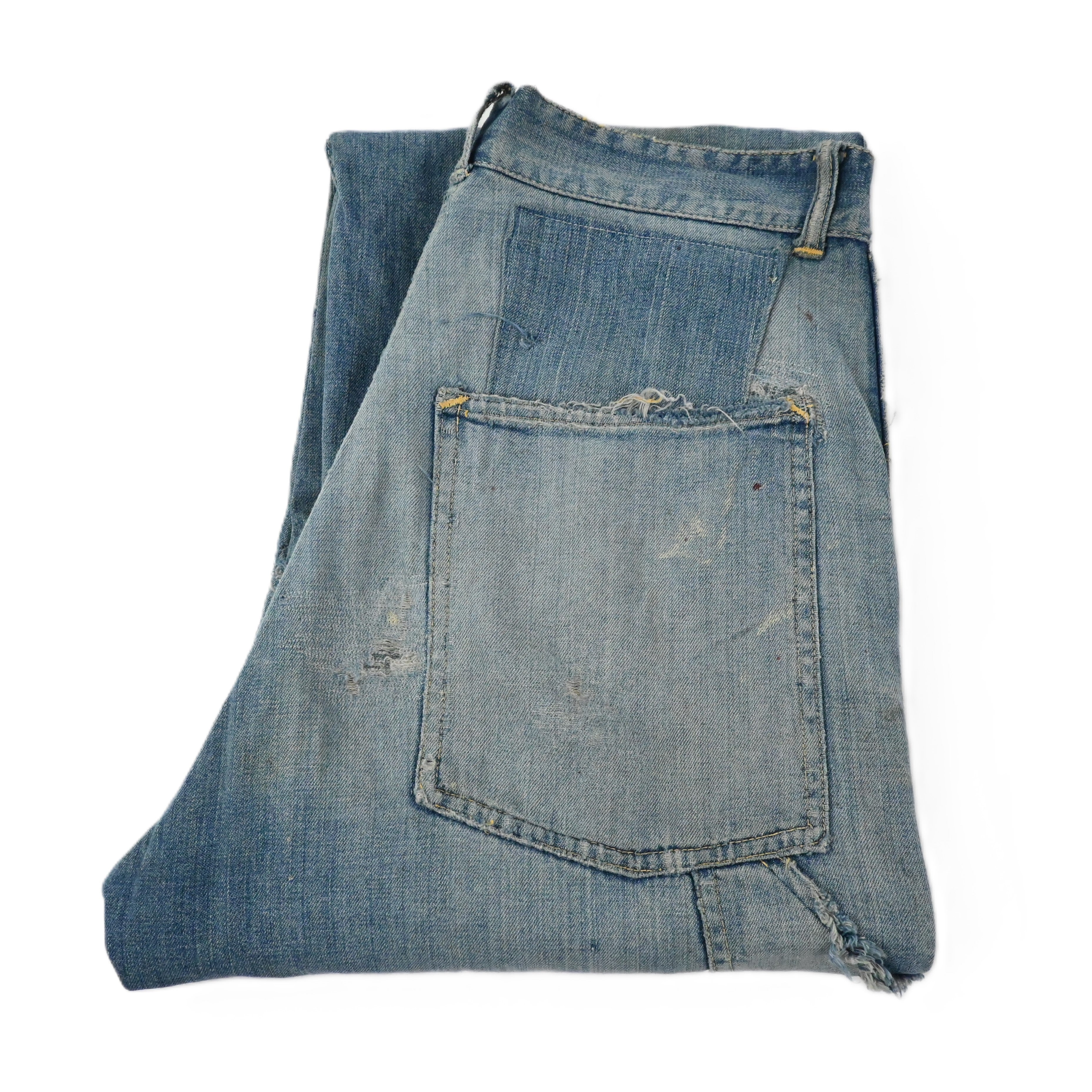 50's CROWN OVERALL CARPENTER PANTS SIZE W32 L31
