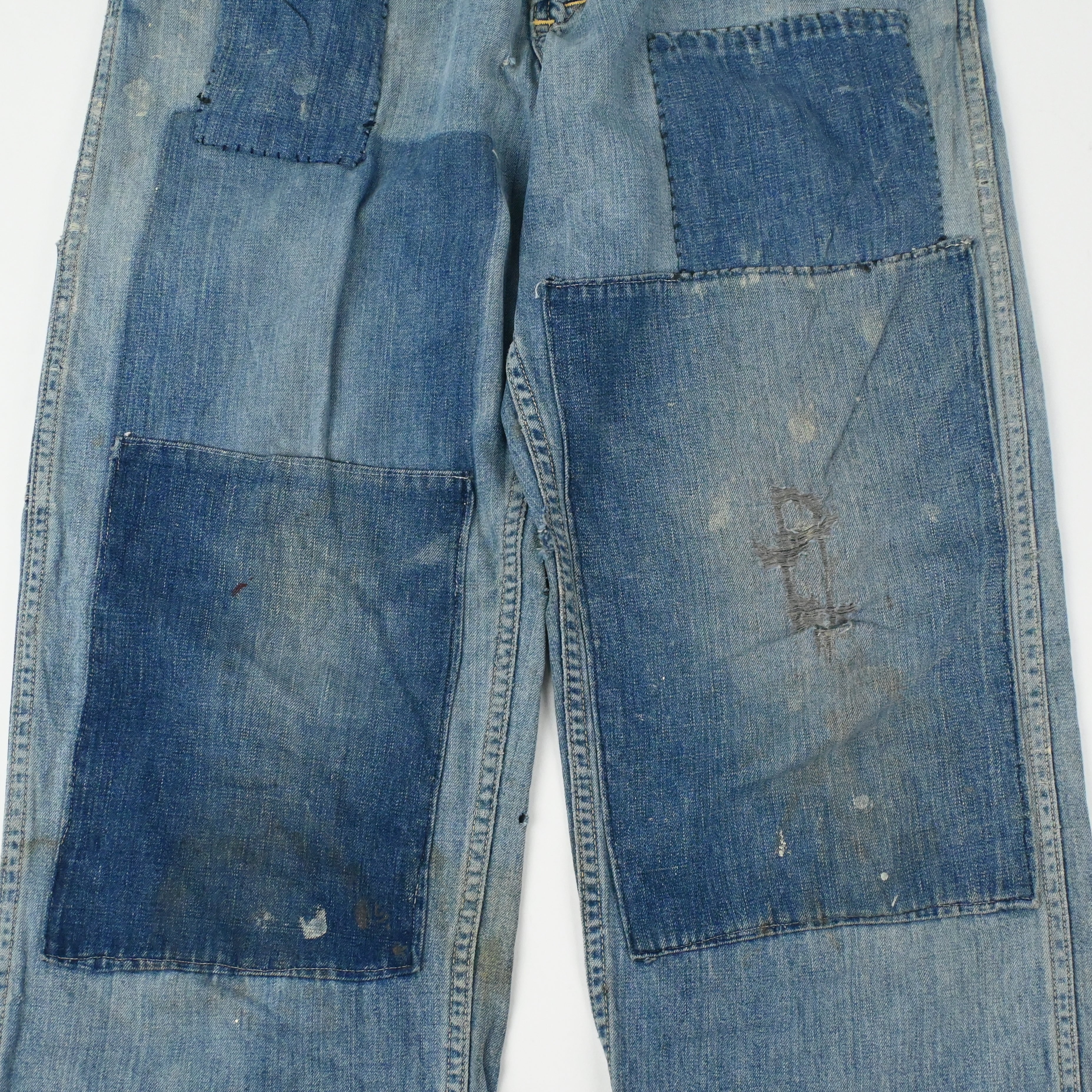 50's CROWN OVERALL CARPENTER PANTS SIZE W32 L31