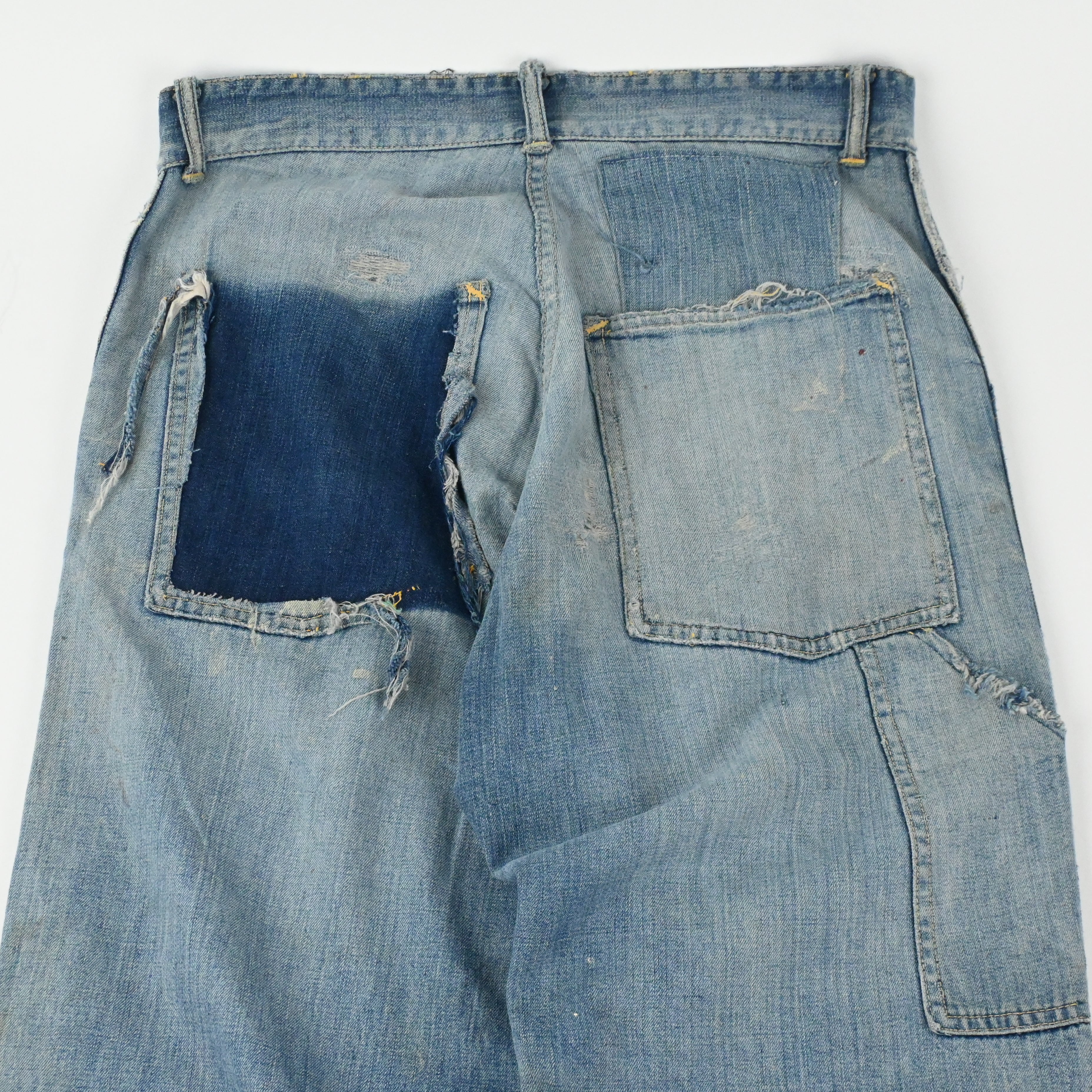 50's CROWN OVERALL CARPENTER PANTS SIZE W32 L31