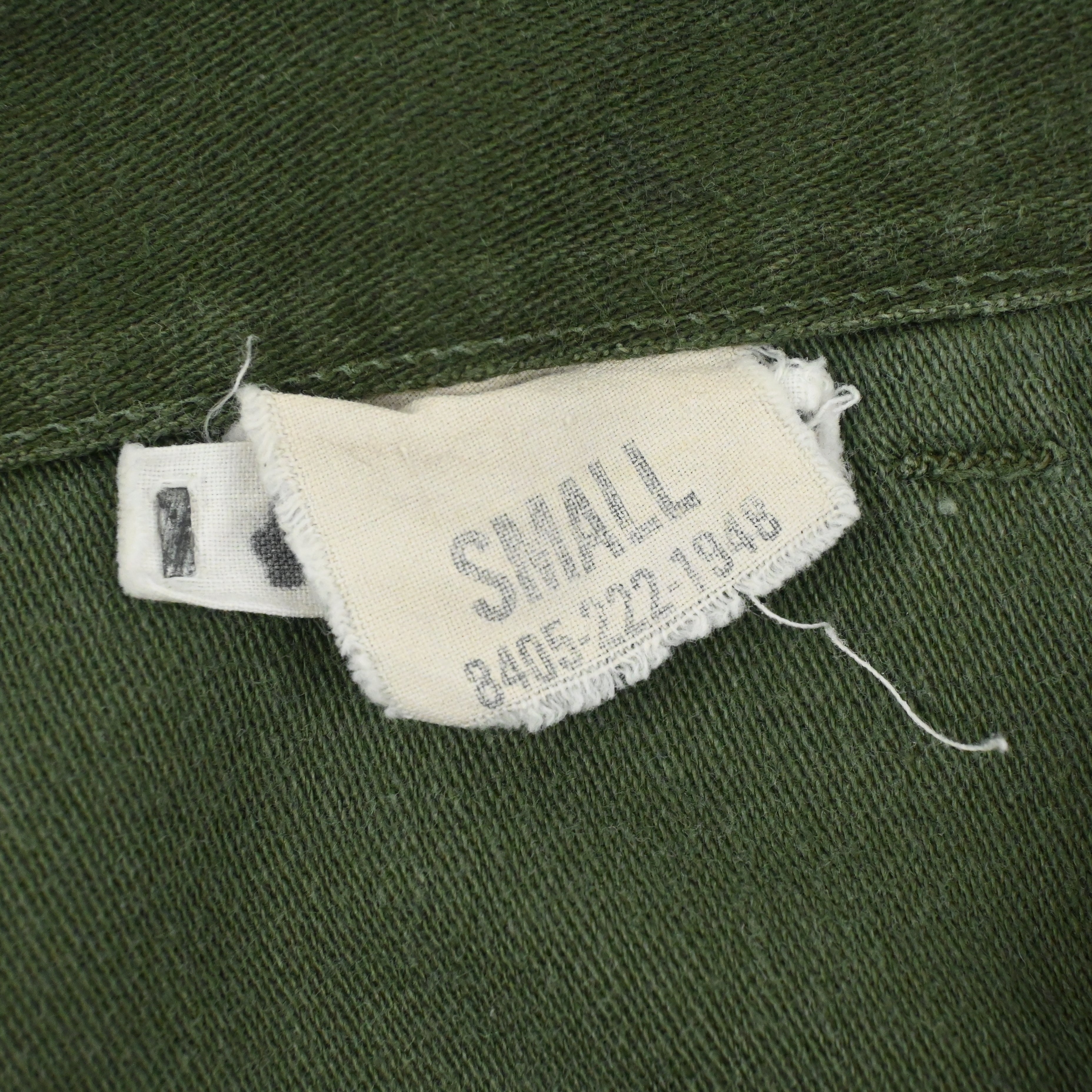 '62 SATEEN FATIGUE PANTS BUTTON FLY SIZE W29 L31