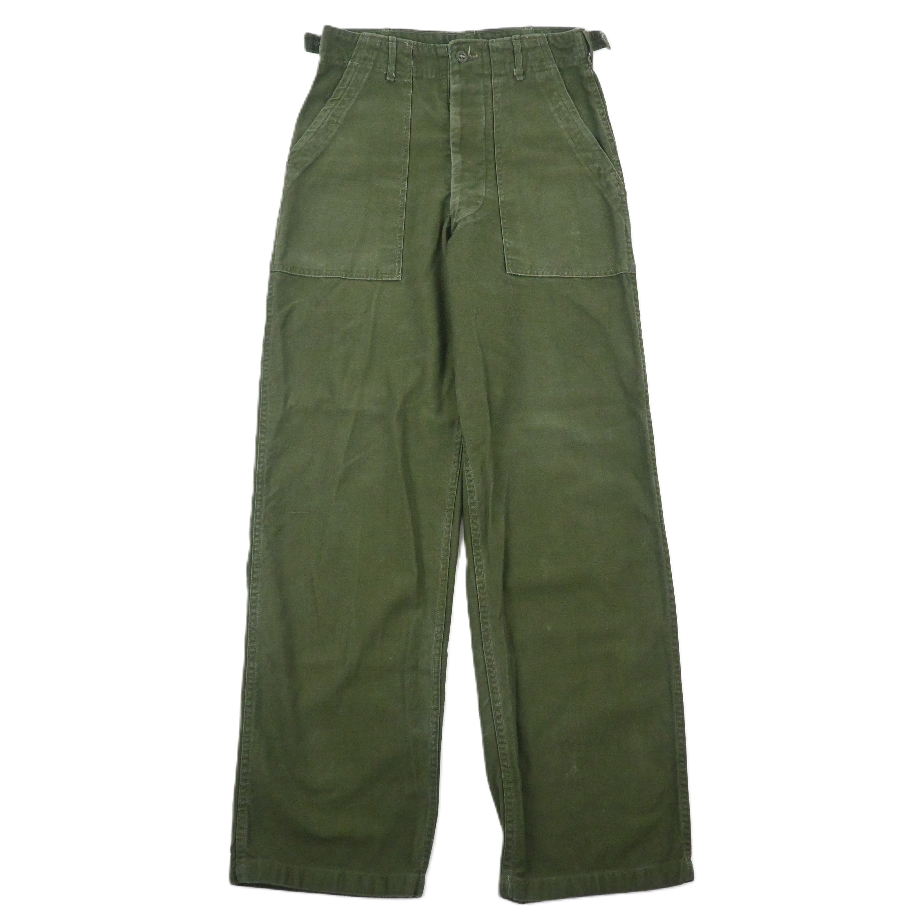 '61 SATEEN FATIGUE PANTS BUTTON FLY SIZE  W29 L31