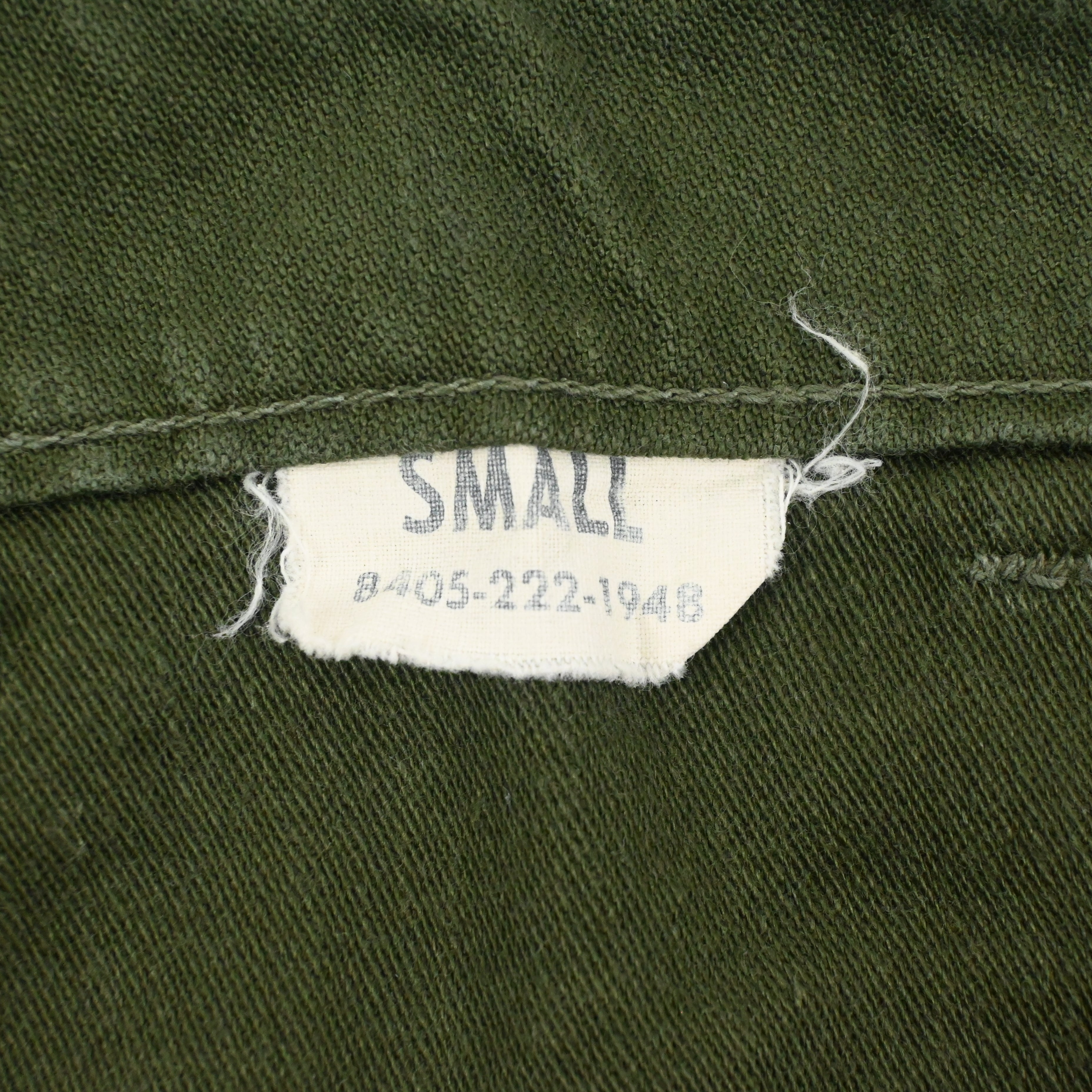 '61 SATEEN FATIGUE PANTS BUTTON FLY SIZE  W29 L31