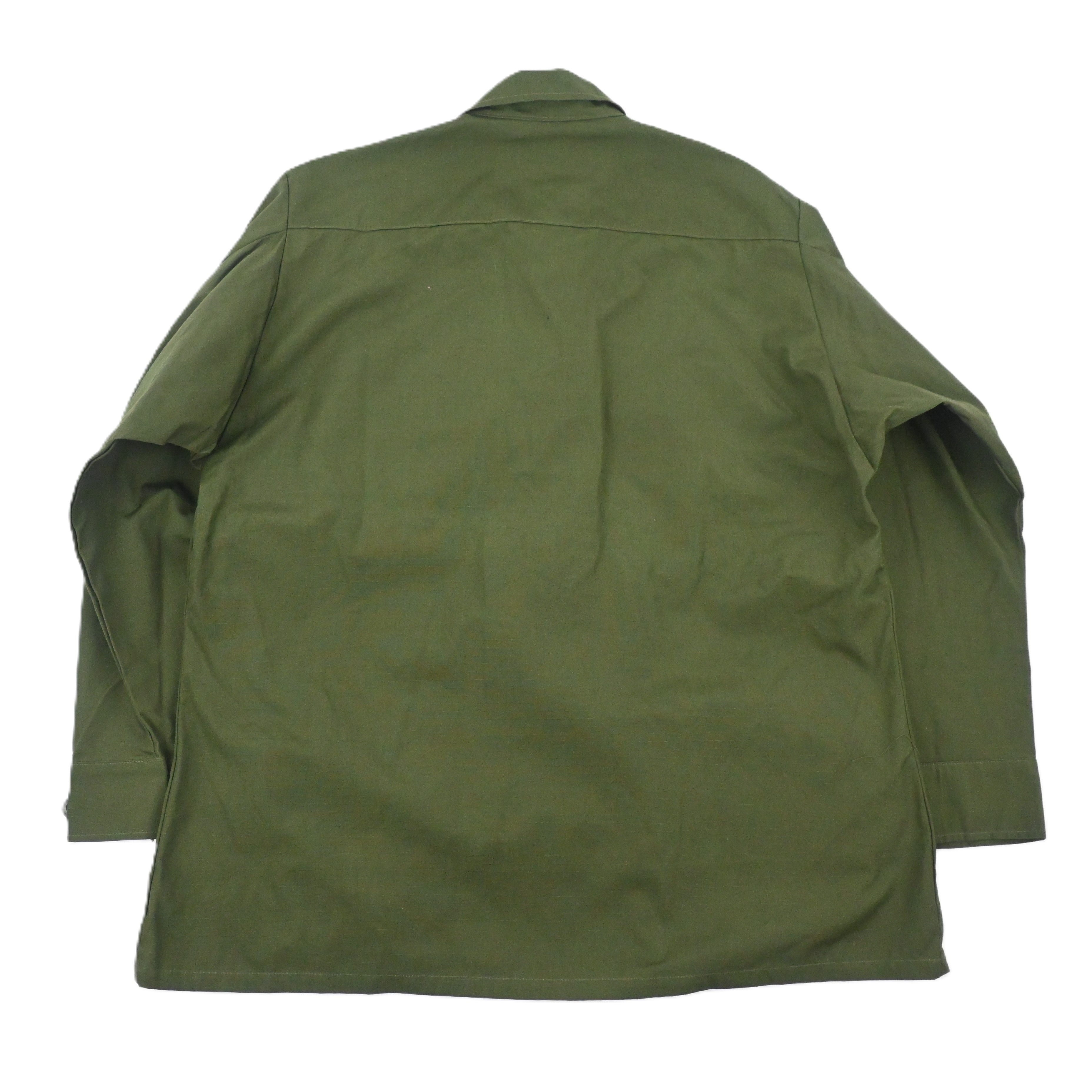 ’69 JUNGLE FATIGUE JACKET 4TH RIP STOP SIZE L-SHORT DEAD STOCK