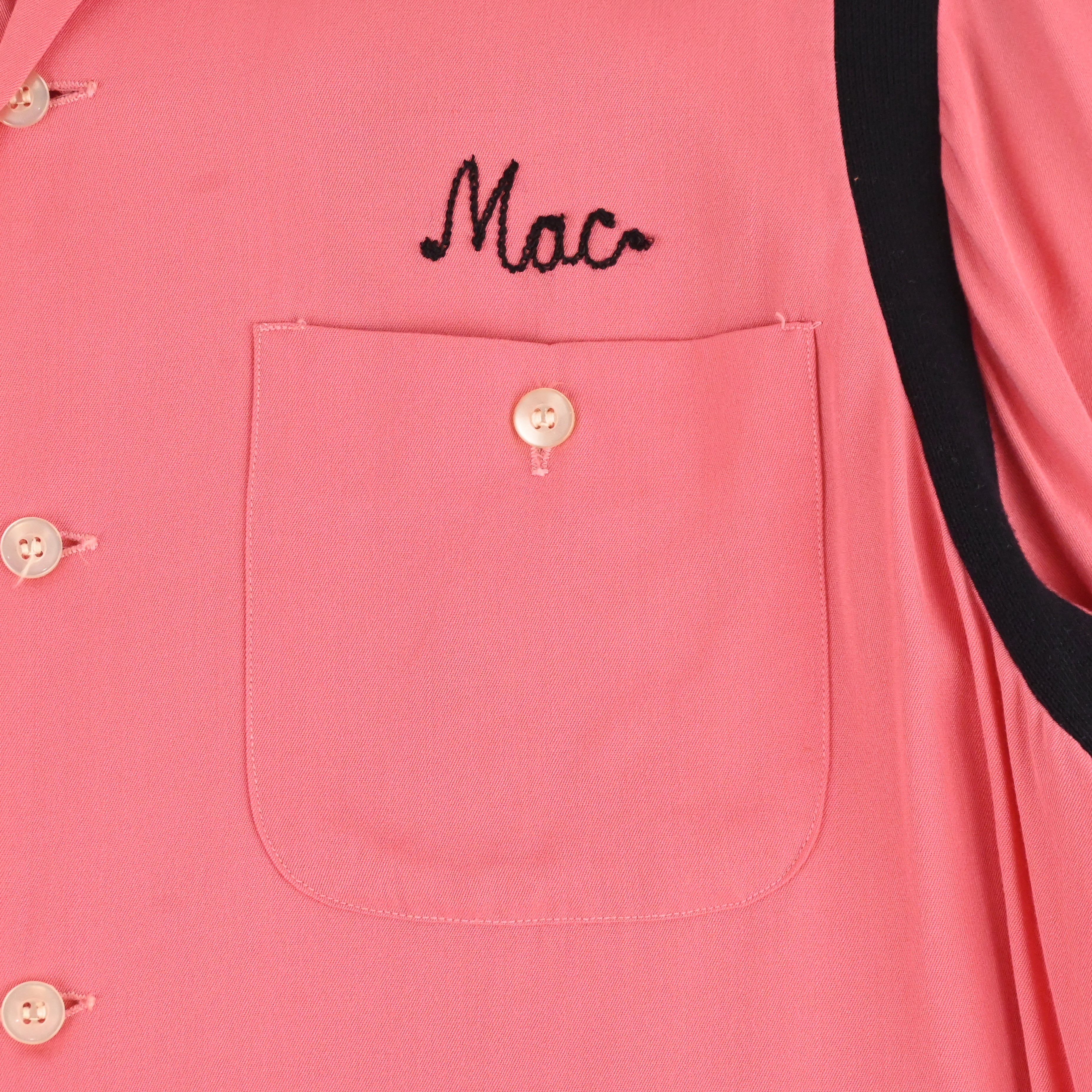 50's BOWLMASTER BOWLING SHIRT SIZE M
