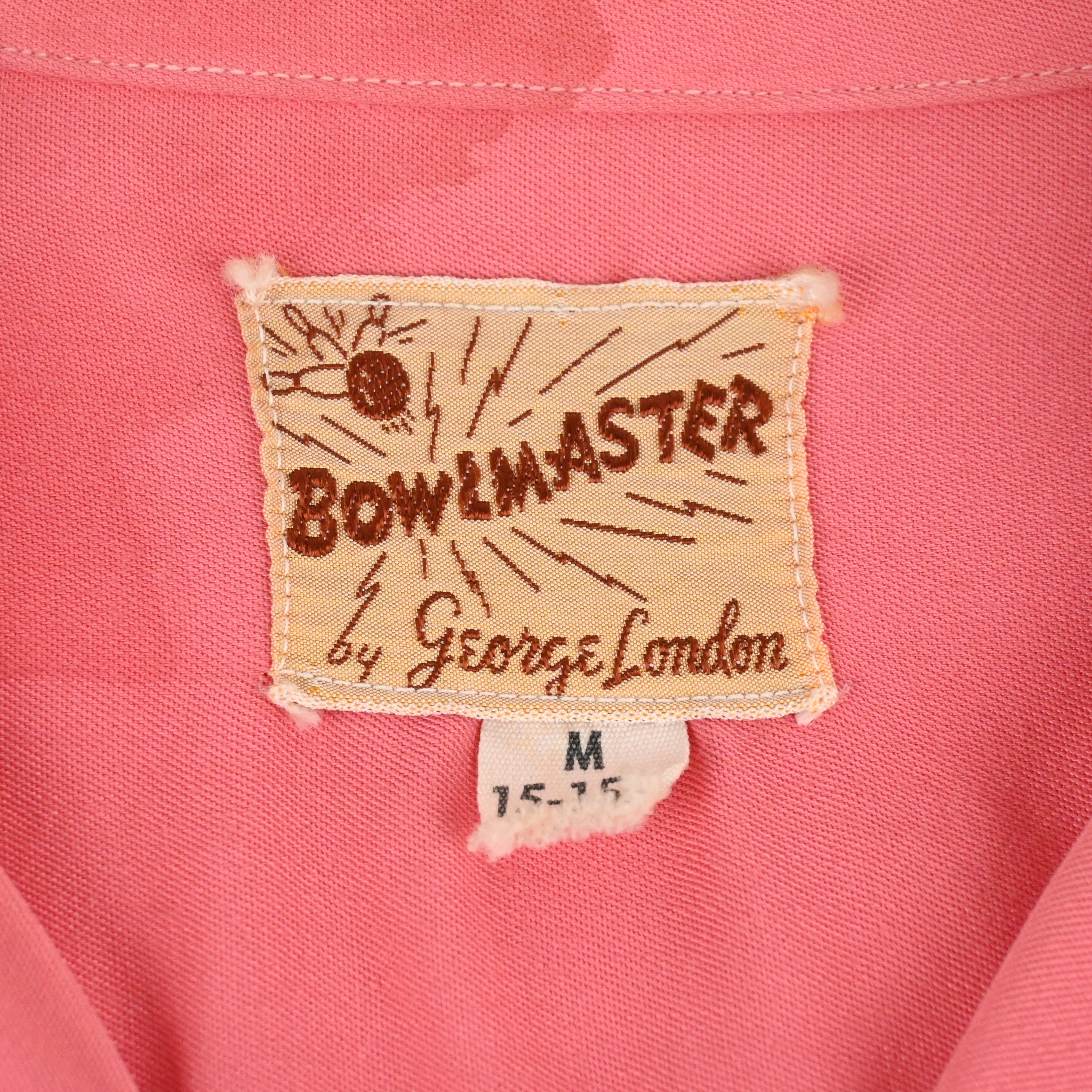 50's BOWLMASTER BOWLING SHIRT SIZE M