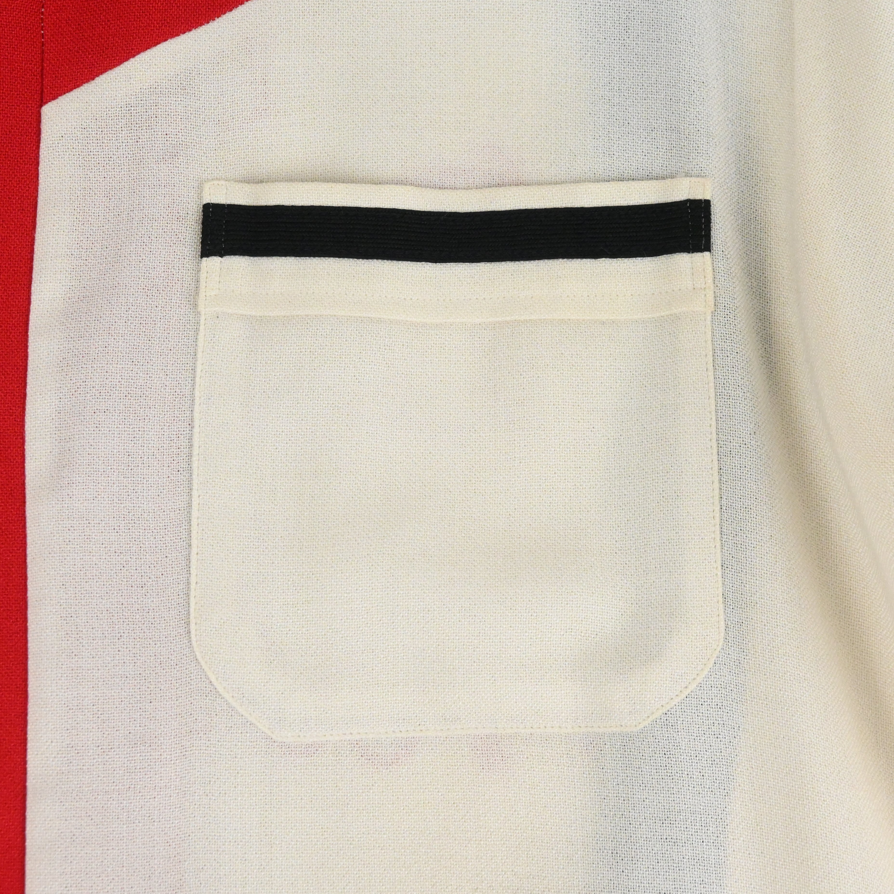 50's Service Bowling Shirt THE TRI-TONE NON WASH SIZE M