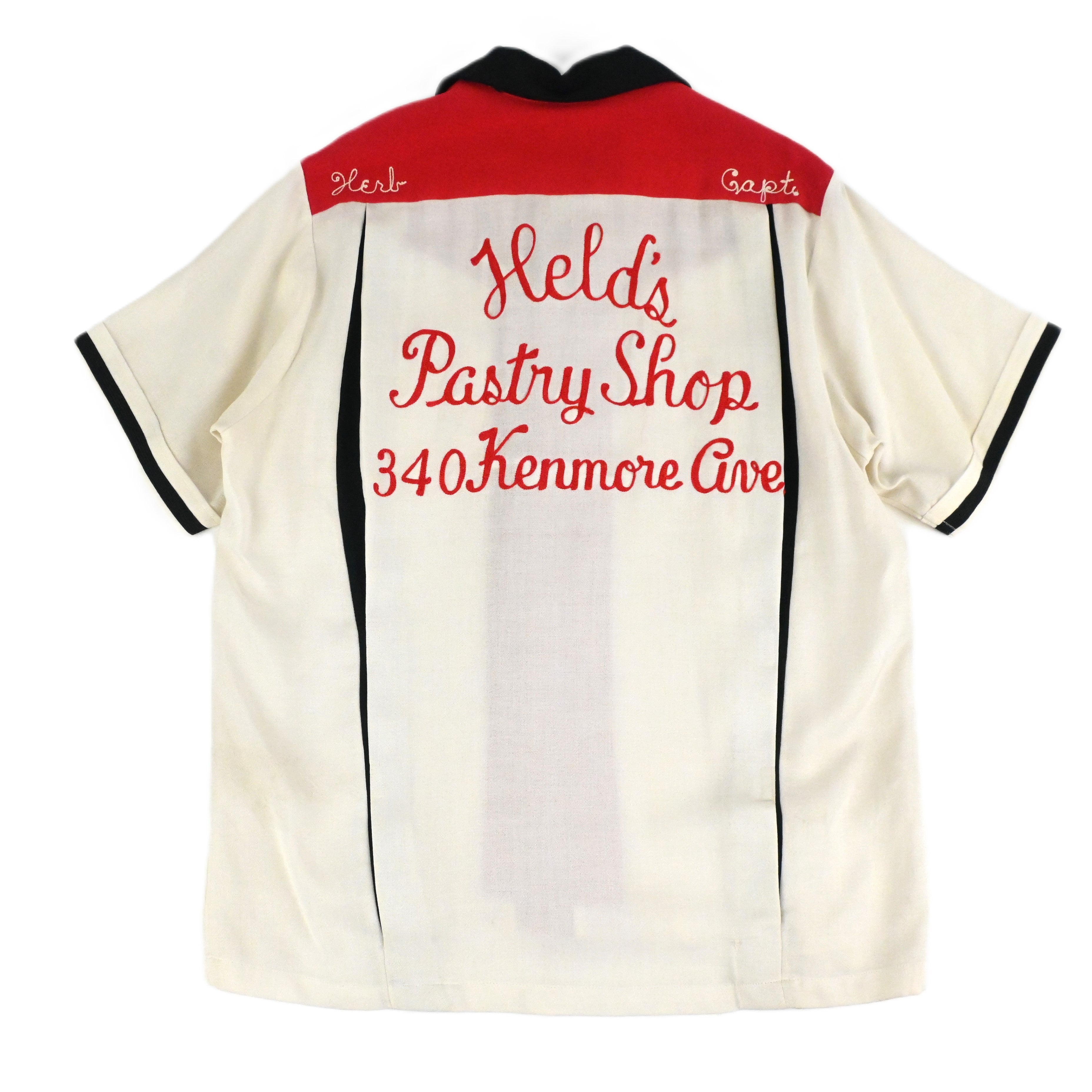 Service Bowling Shirt　 ボーリングシャツ 50's M 50's Service Bowling Shirt THE TRI-TONE NON WASH SIZE M