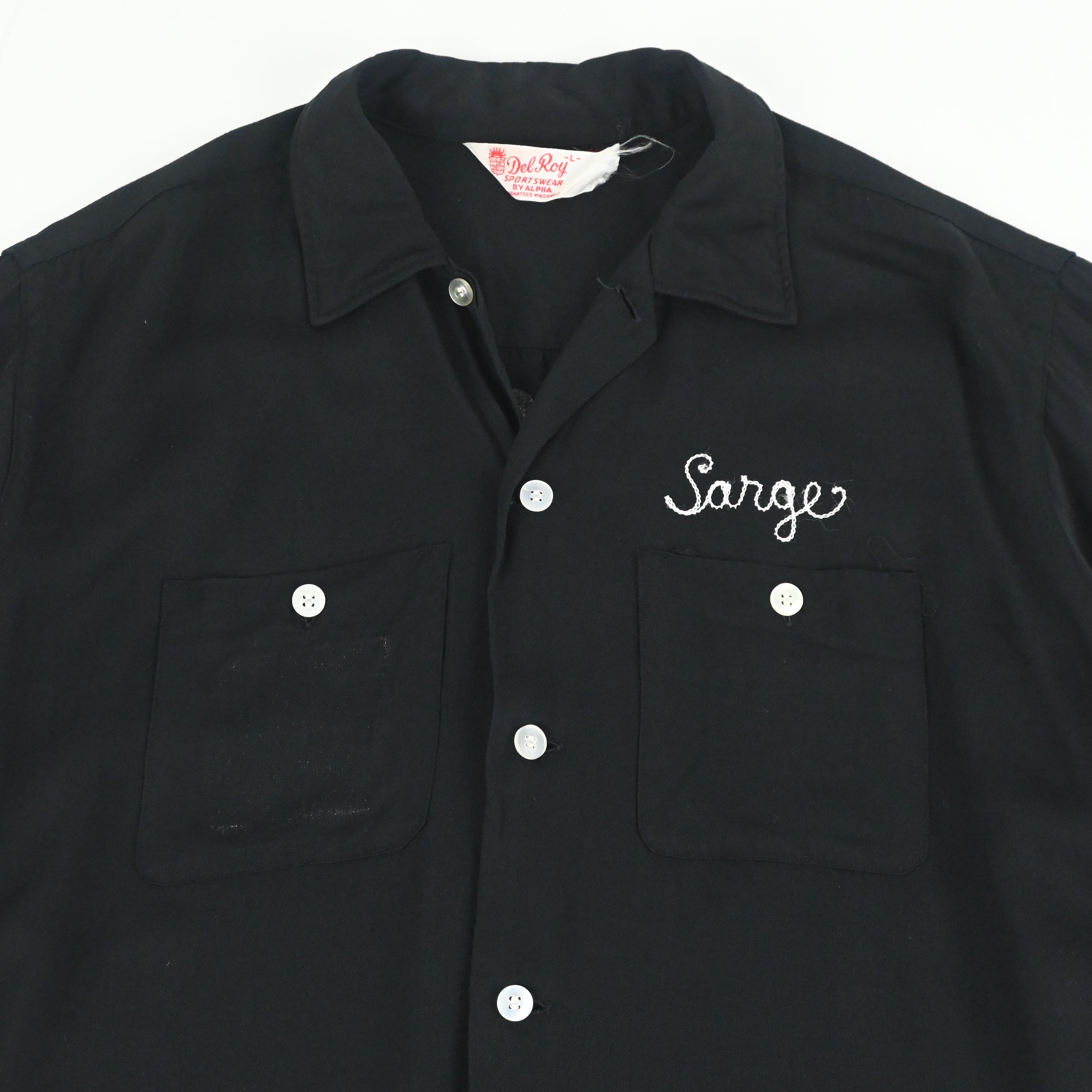 60's Del Roy BOWLING SHIRT "NASA" SIZE L