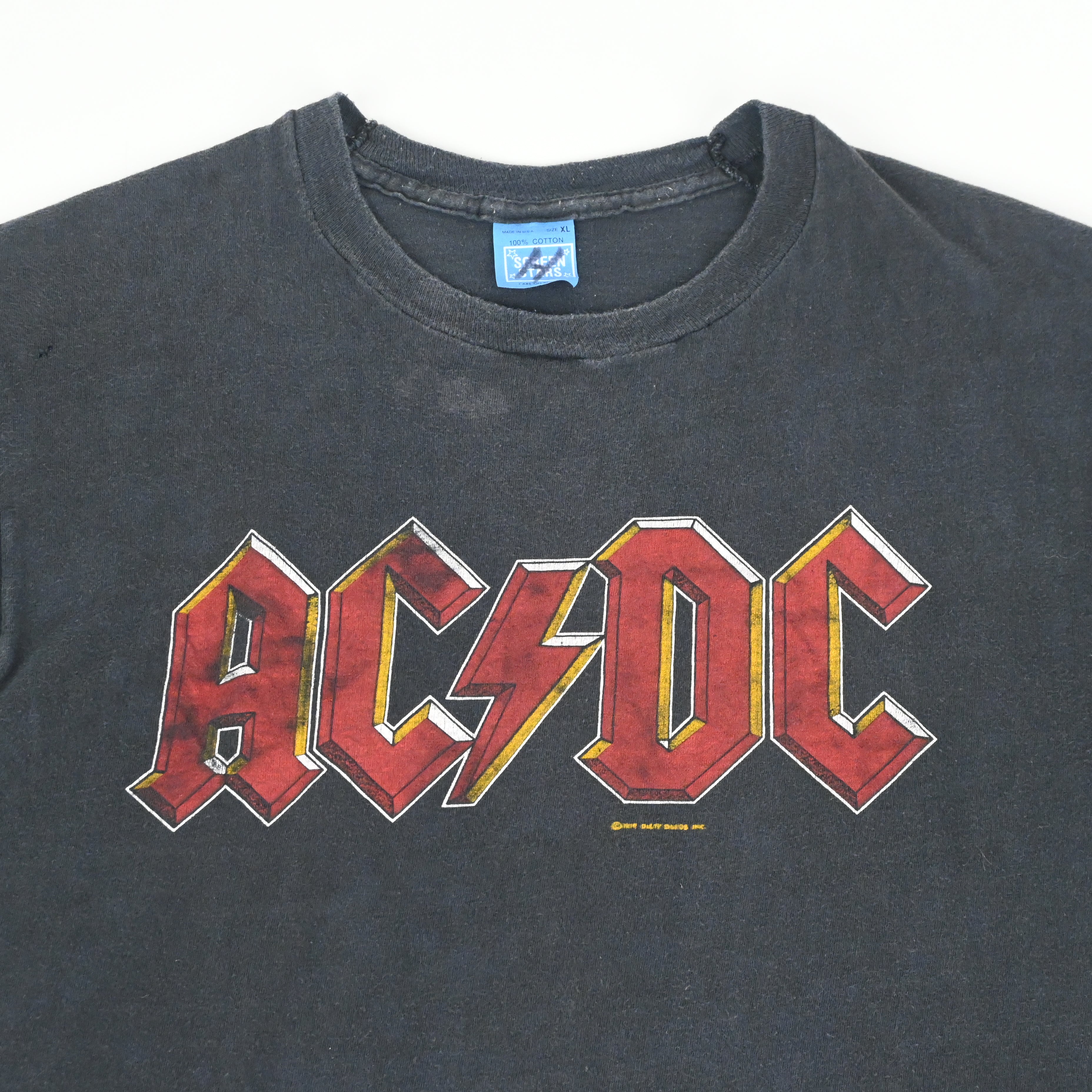 ‘80 AC/DC "BACK IN BLACK" TOUR T-SHIRT SIZE XL
