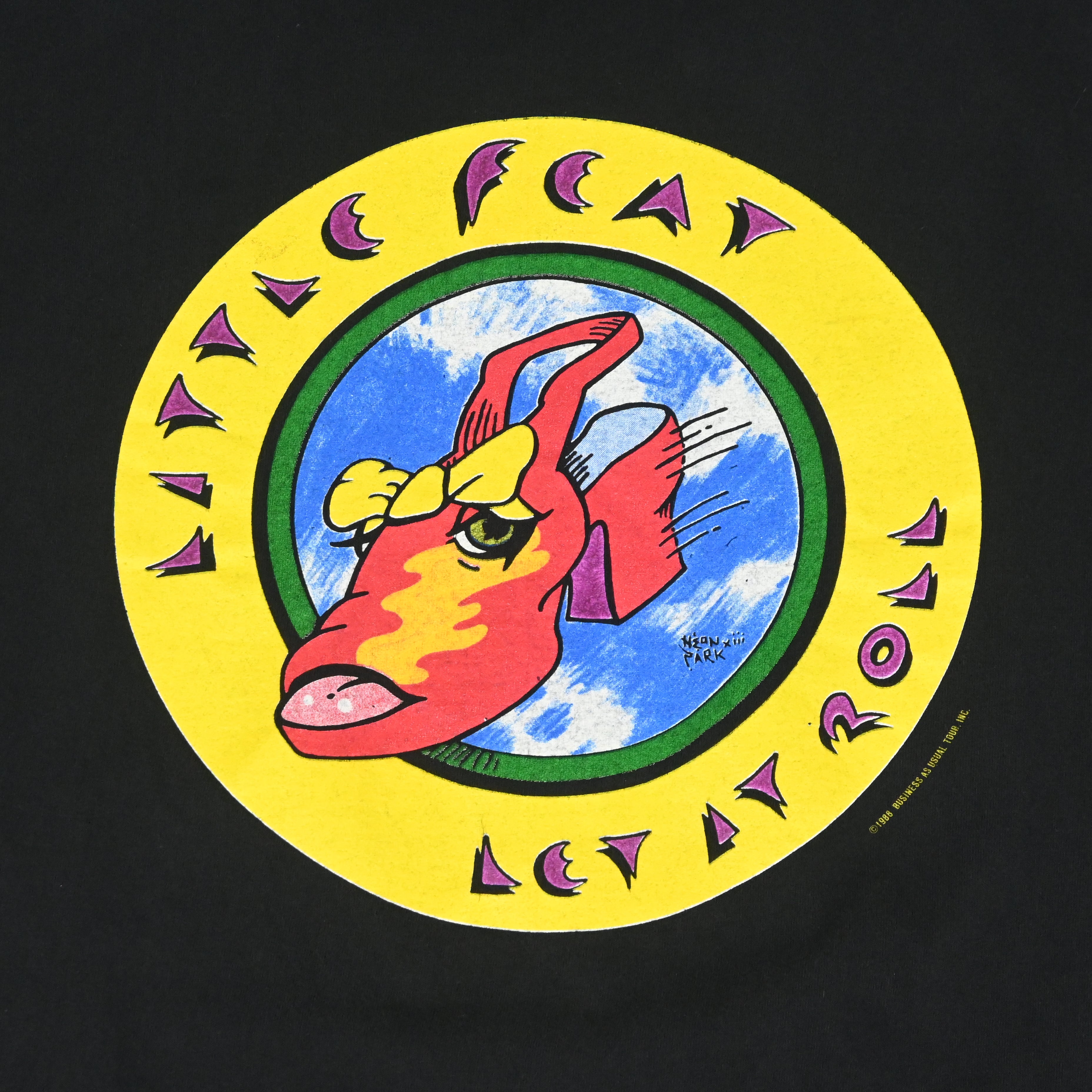 1988© LITTLE FEAT “LET IT ROLL” T-SHIRT SIZE XL