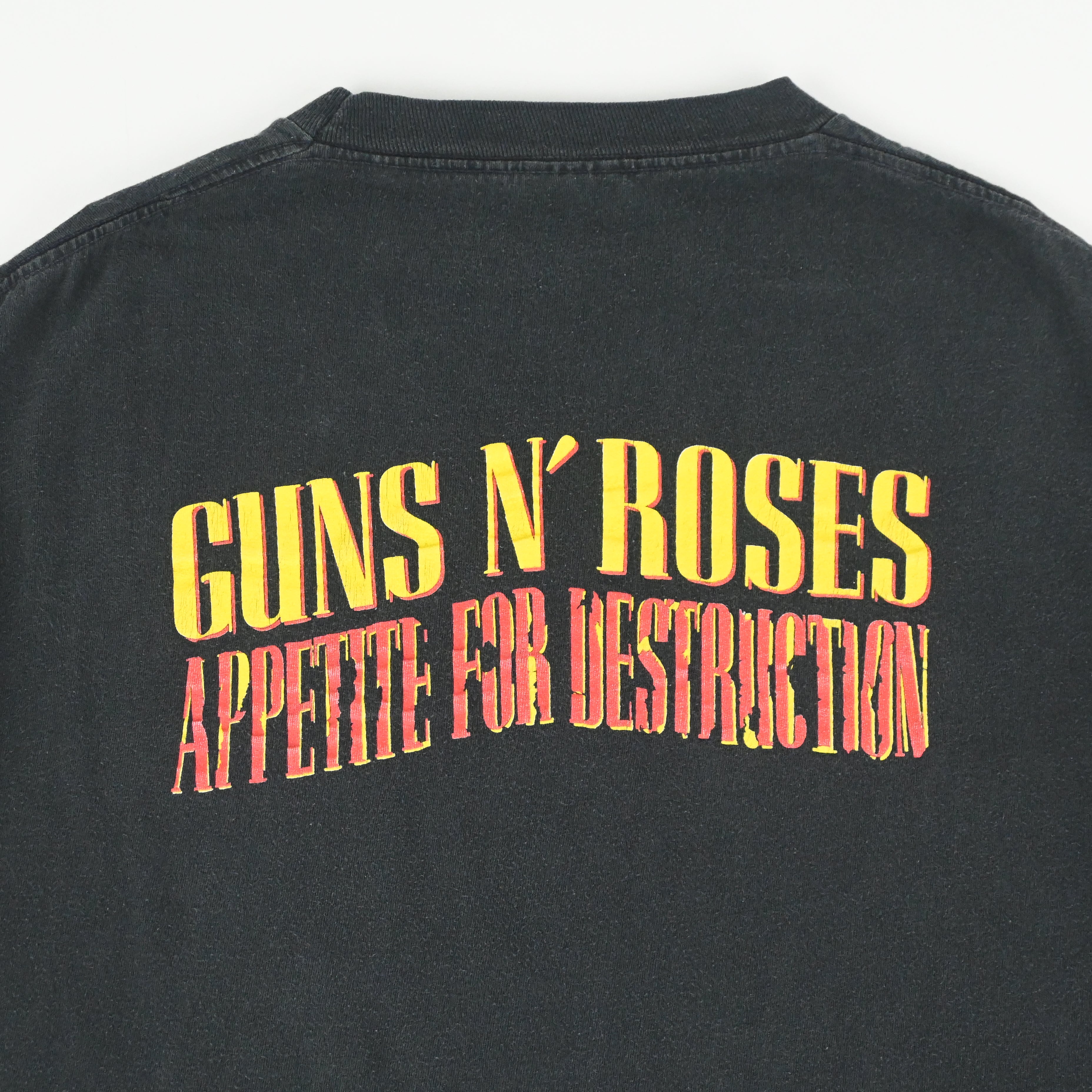 80’s GUNS ‘N' ROSES ”APPETITE FOR DESTRUCTION” T-SHIRT SIZE XL