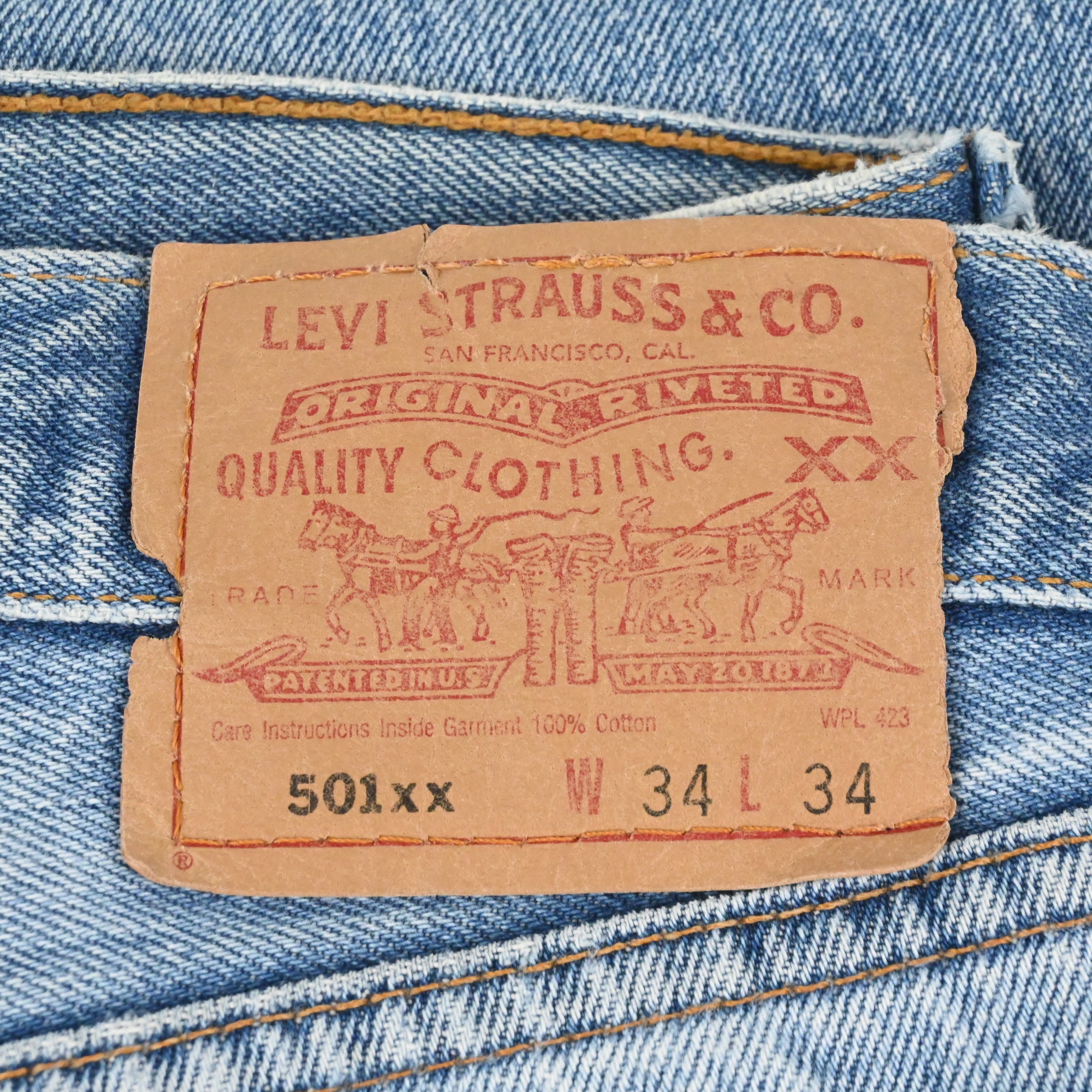 '00 LEVI'S 501-0000 SIZE W34 L30