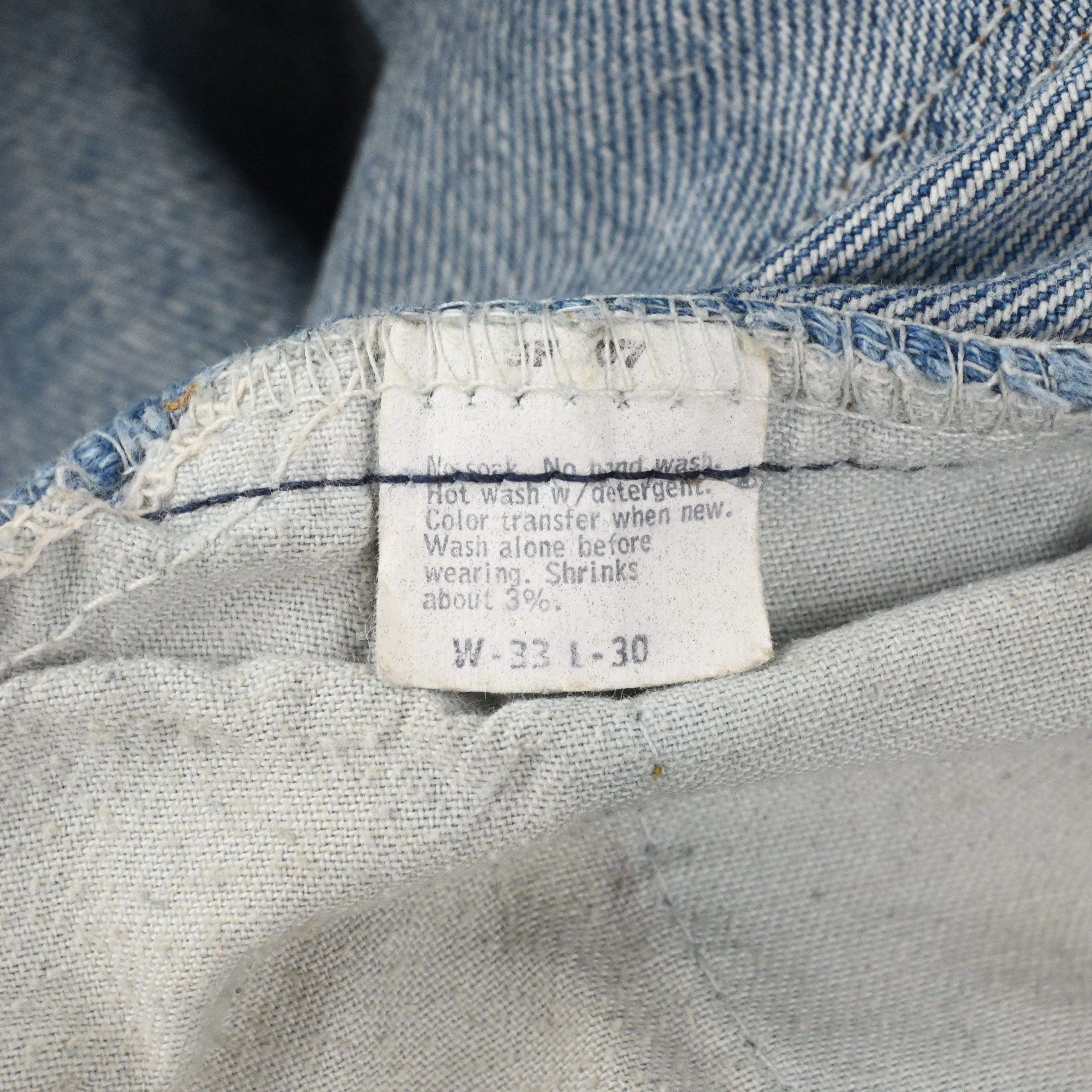 ’79 LEVI'S 646-0217 SIZE W33 L30