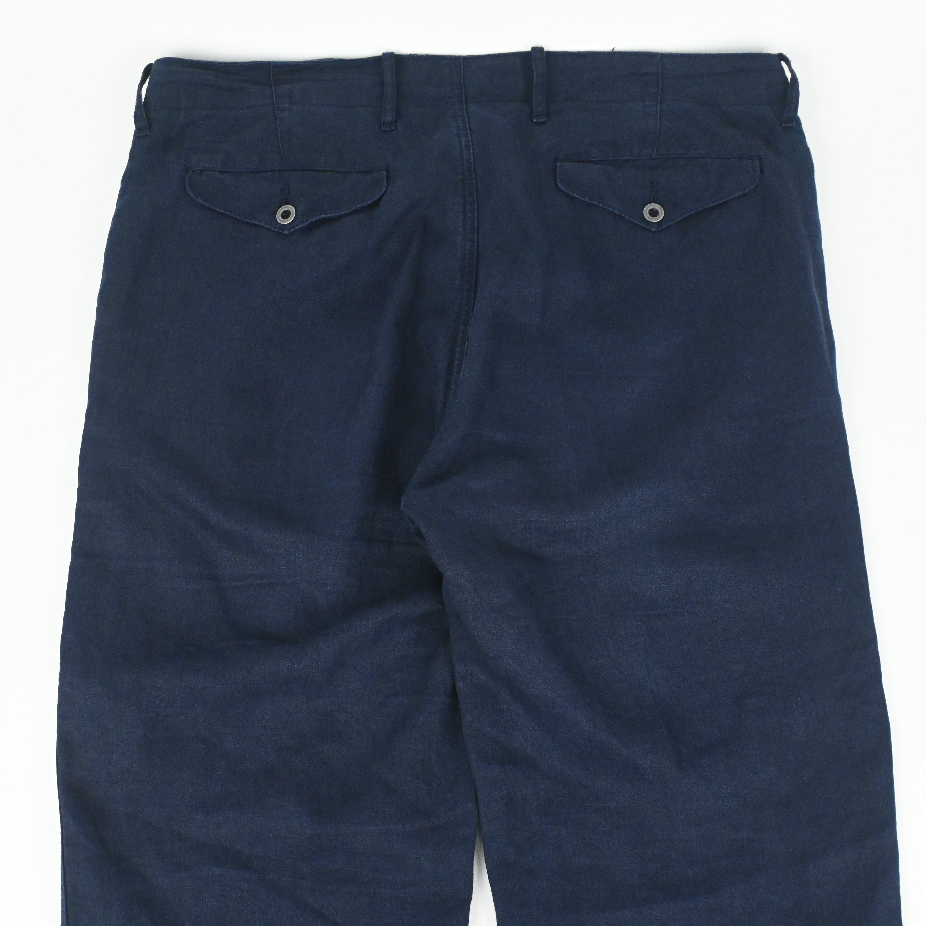 90's POLO BY RALPH LAUREN LINEN 100% TROUSERS W36 L30