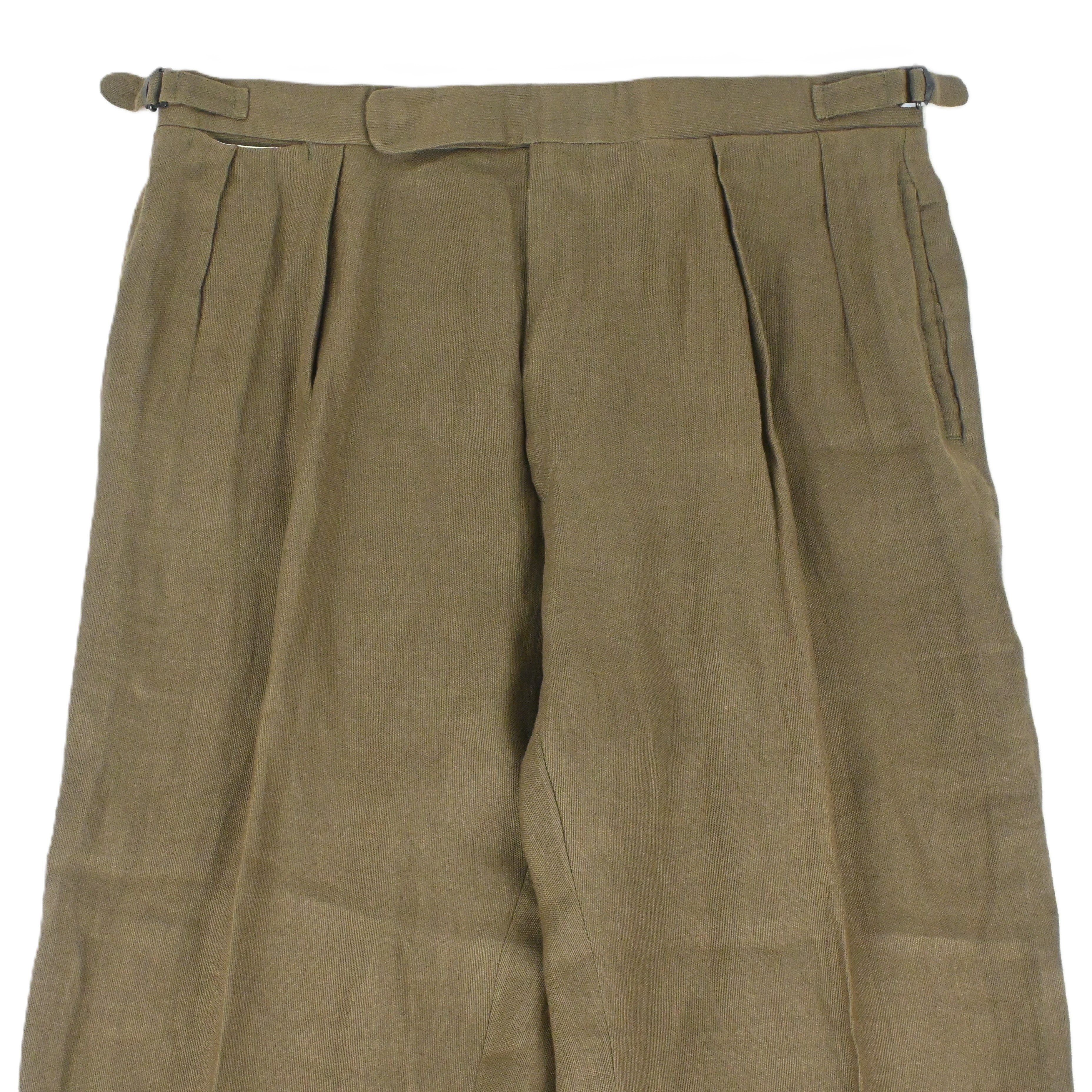 90's POLO BY RALPH LAUREN 2 TUCK LINEN 100% SLACKS W38 L30