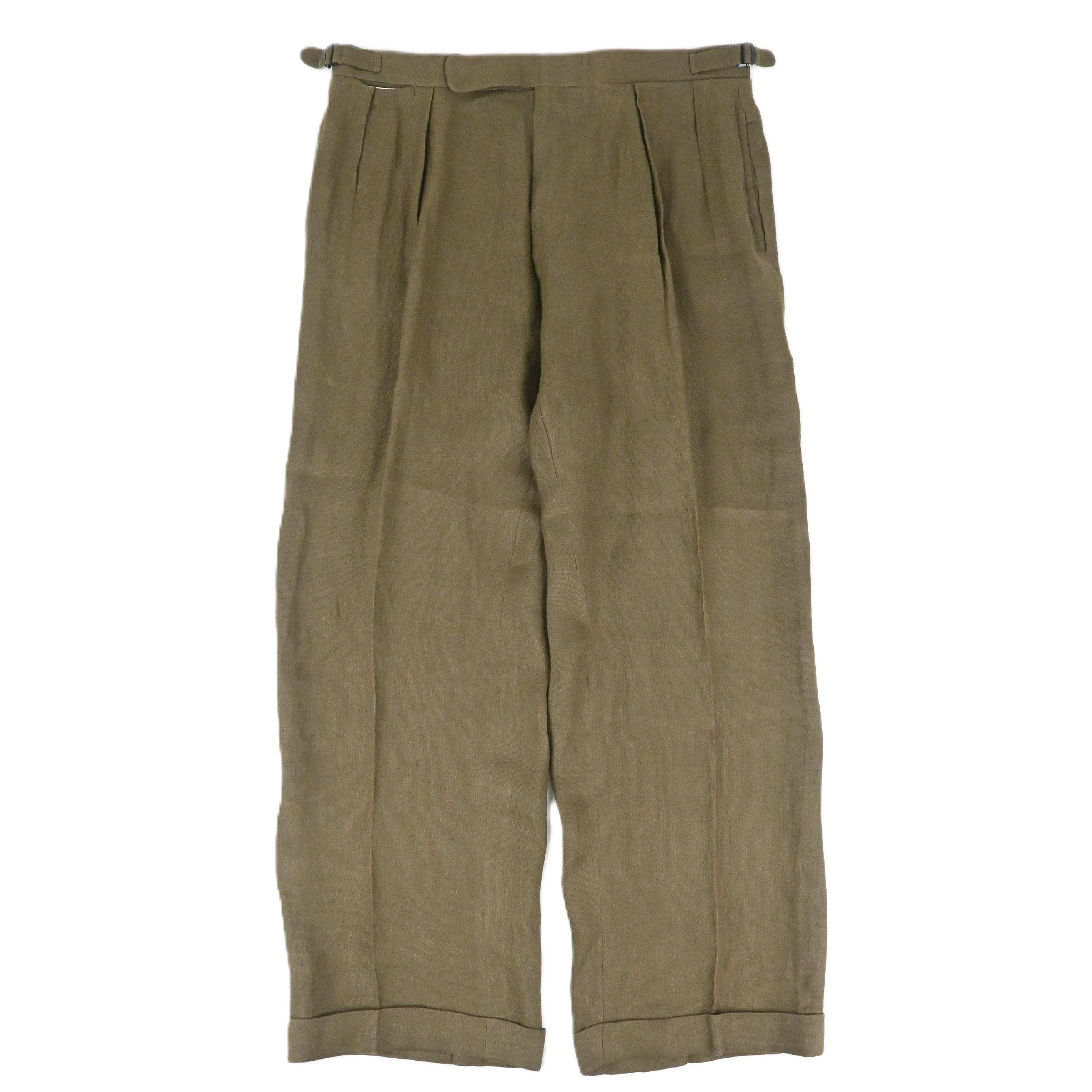 POLO Ralph Lauren リネン　シルク　スラックス　チノ　W38 90's POLO BY RALPH LAUREN 2 TUCK LINEN 100% SLACKS W38 L30