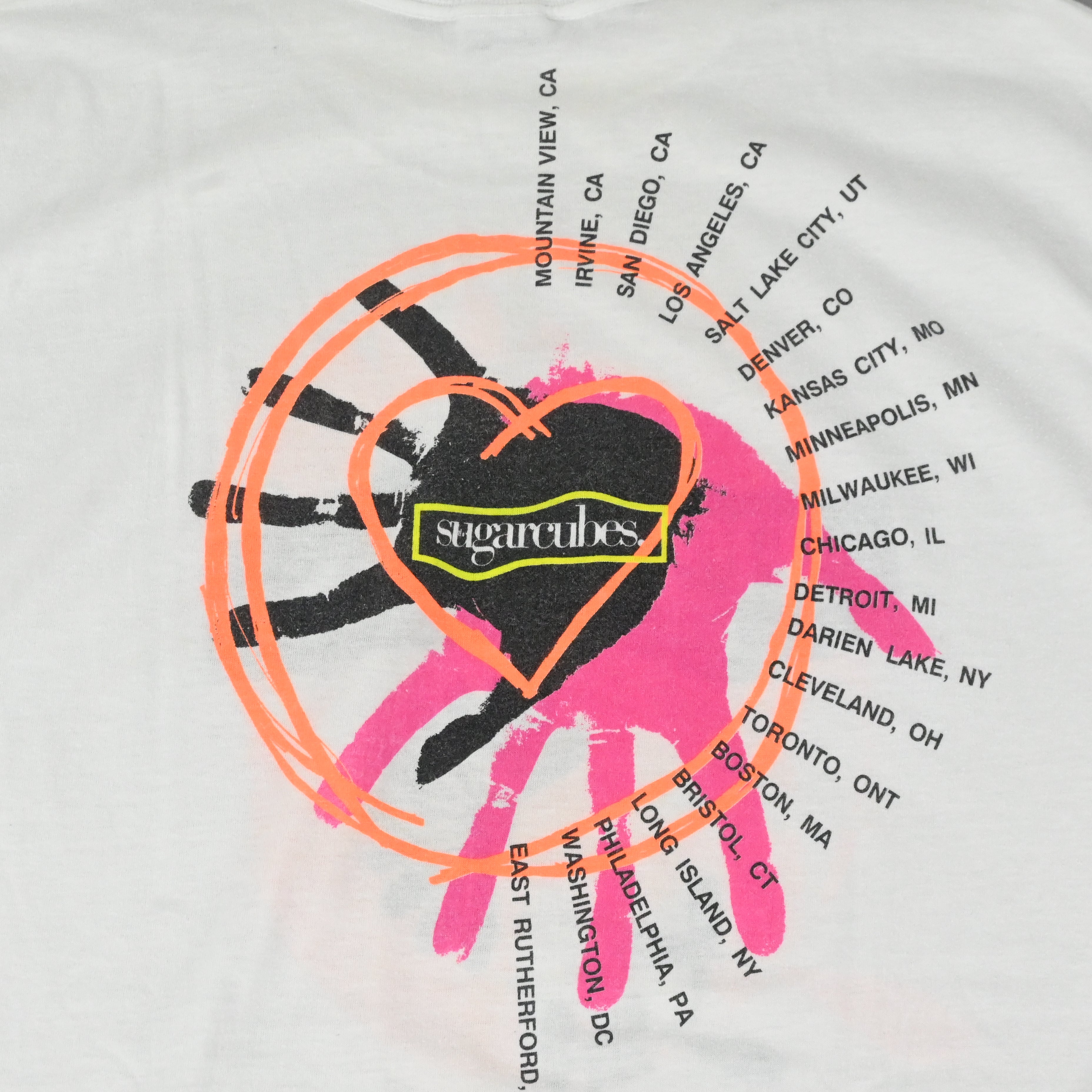 88© THE SUGARCUBES US TOUR T-SHIRT SIZE XL