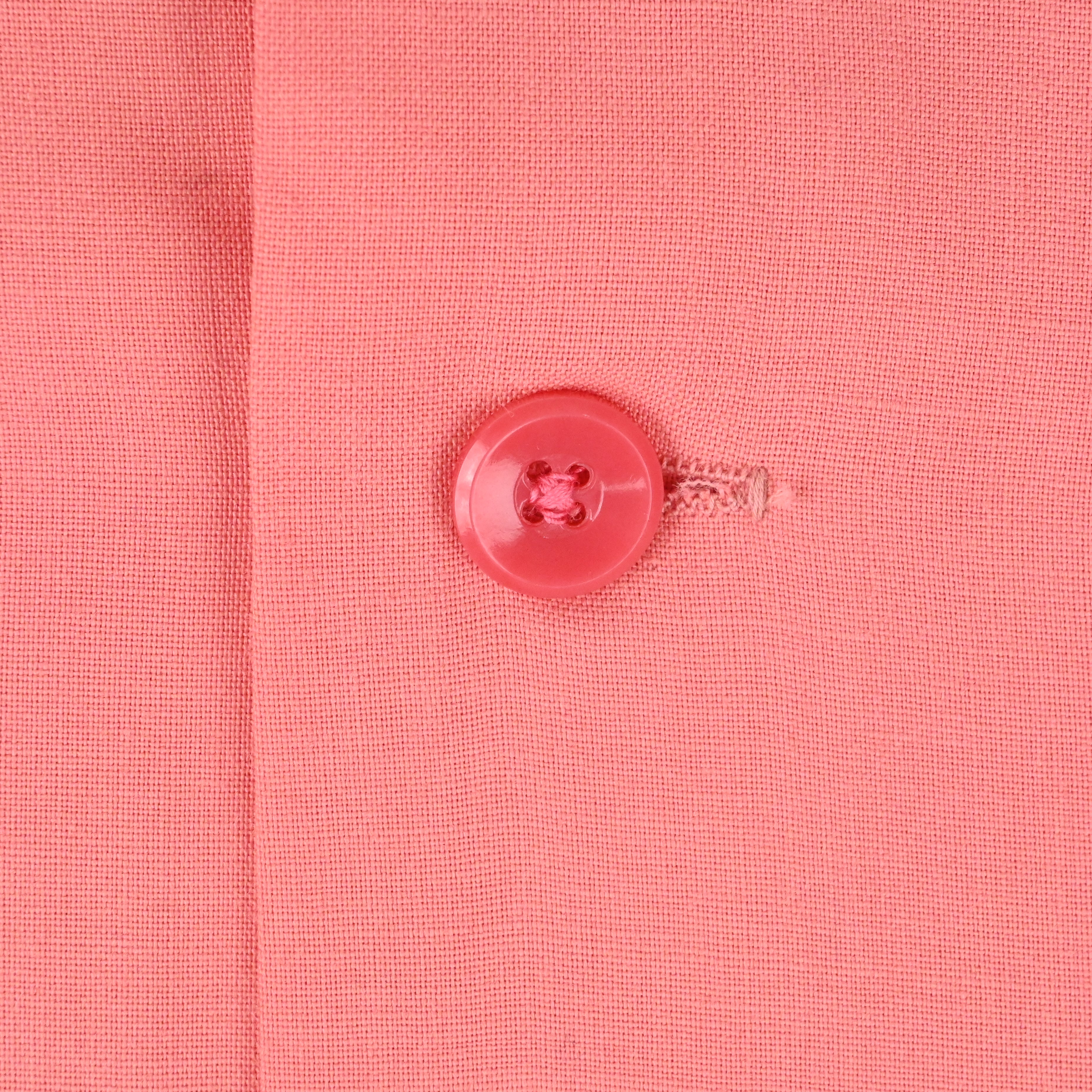 50's MACY'S MEN'S STORE SPORT WEAR RAYON GAB LOOP COLLAR SHIRT SIZE XL DEAD STOCK