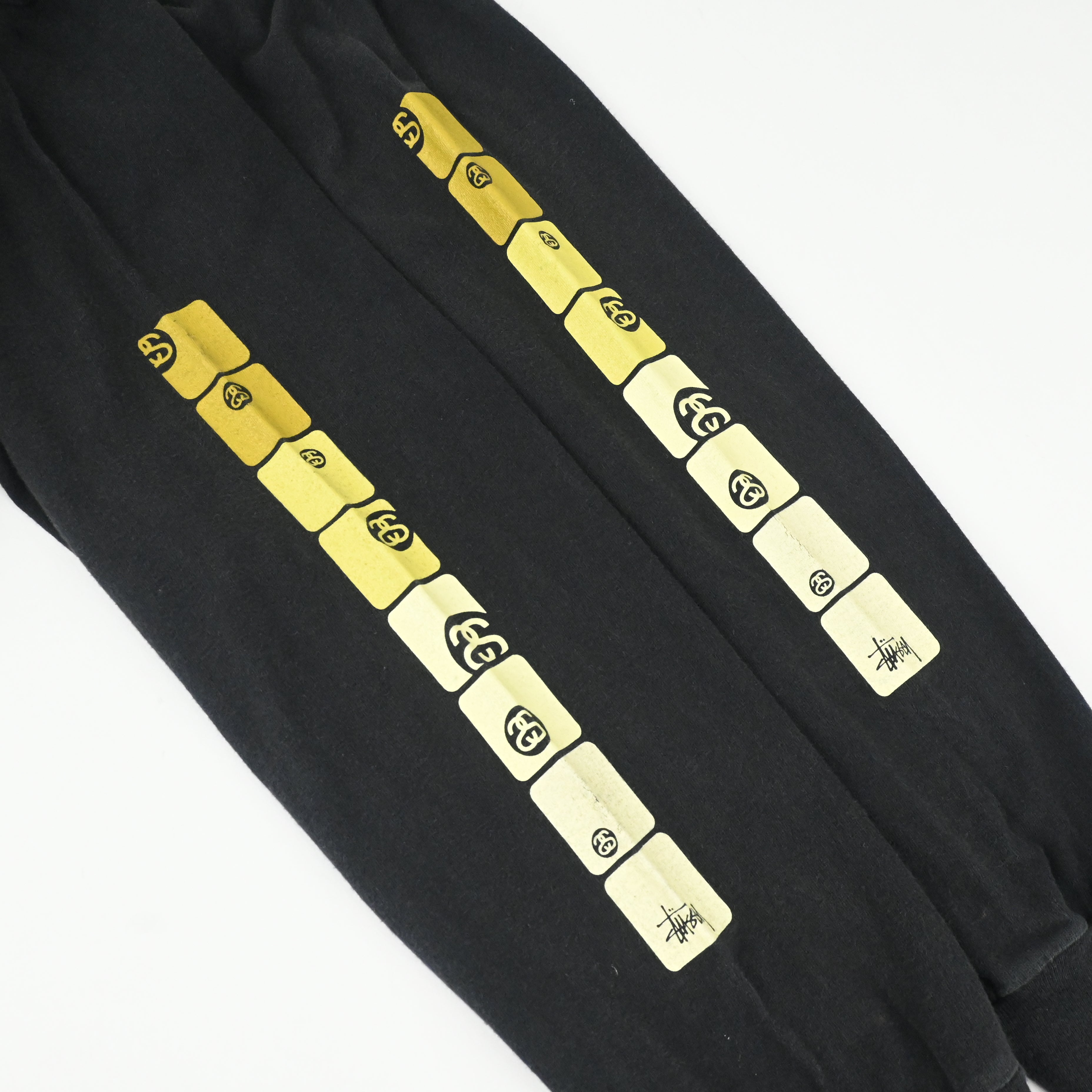 90'S STUSSY SS LINK LOGO L/S  T-SHIRT SIZE XL