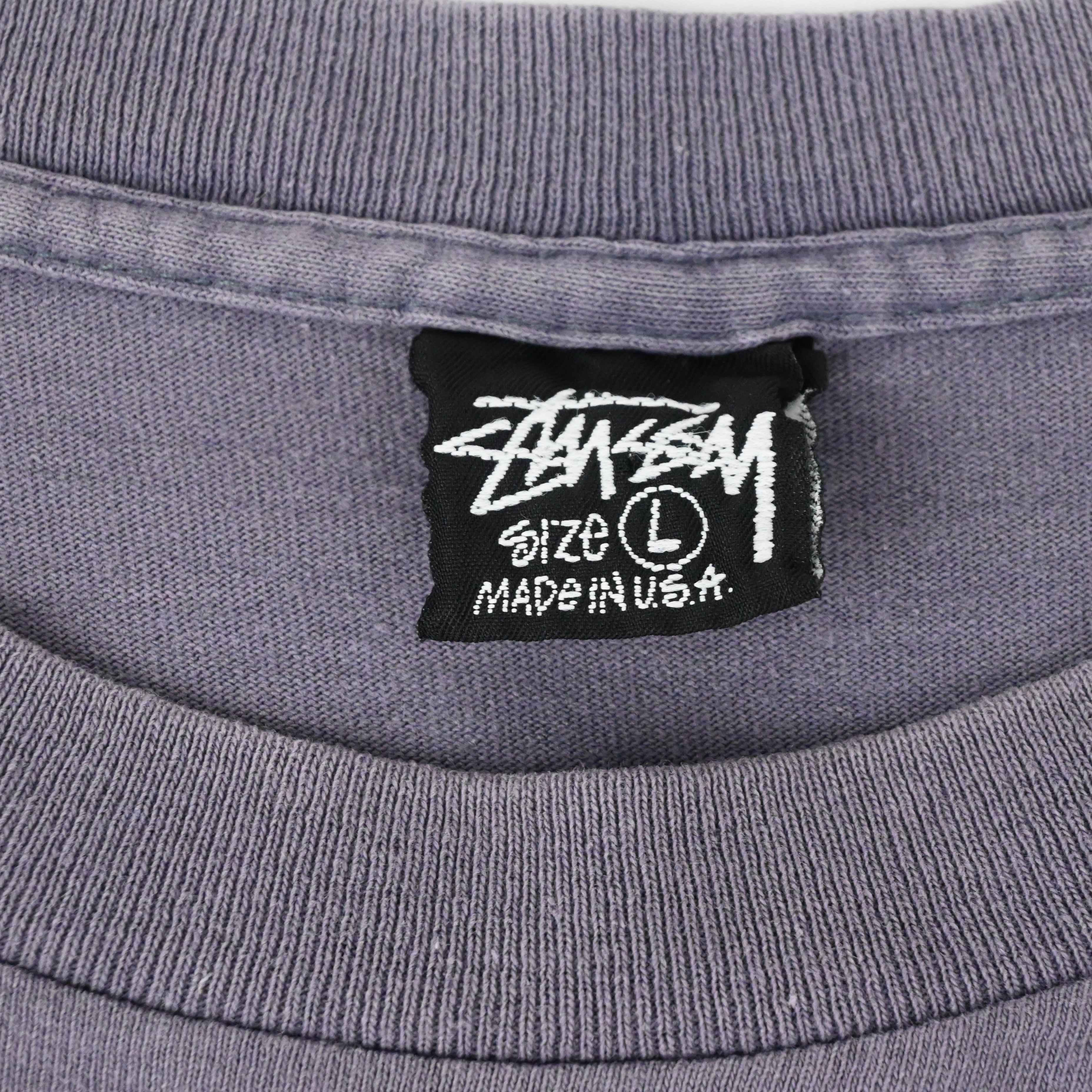 80'S~ STUSSY EIGHT BALL L/S T-SHIRT SIZE LARGE