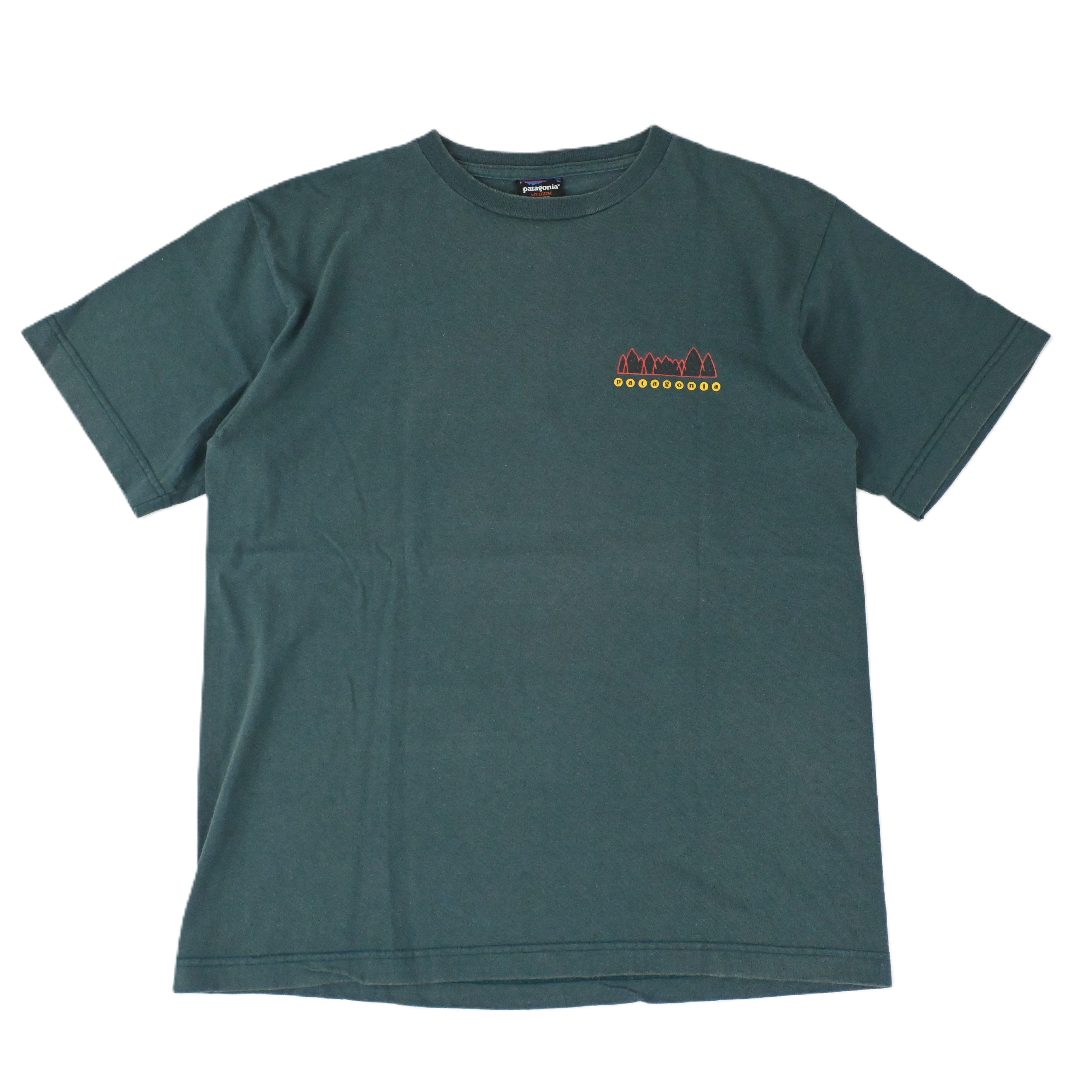 90'S PATAGONIA ENDANGERED ANIMAL T-SHIRT GREEN SIZE M
