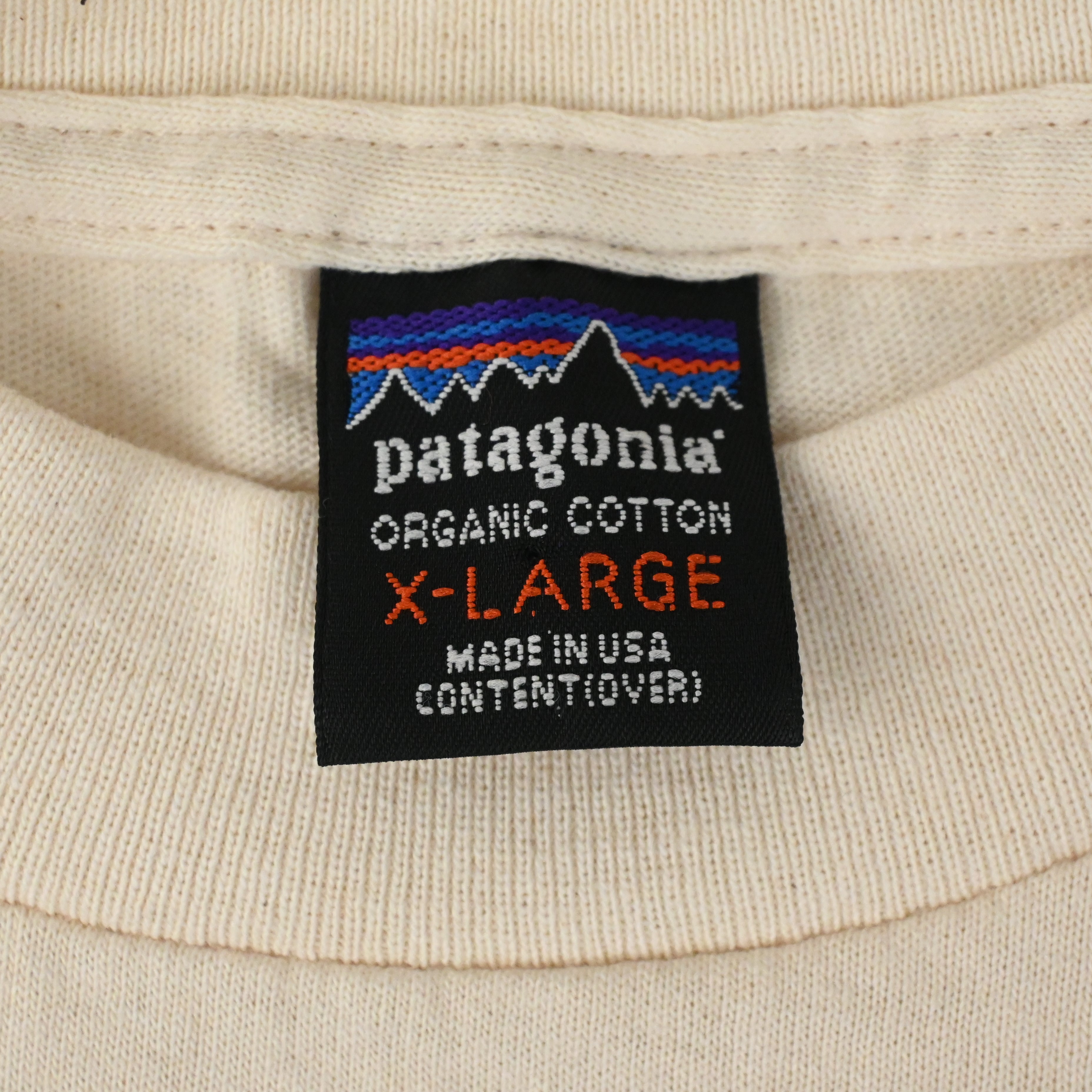 90'S PATAGONIA COTTON FARMER T-SHIRT SIZE XL NON WASH!!