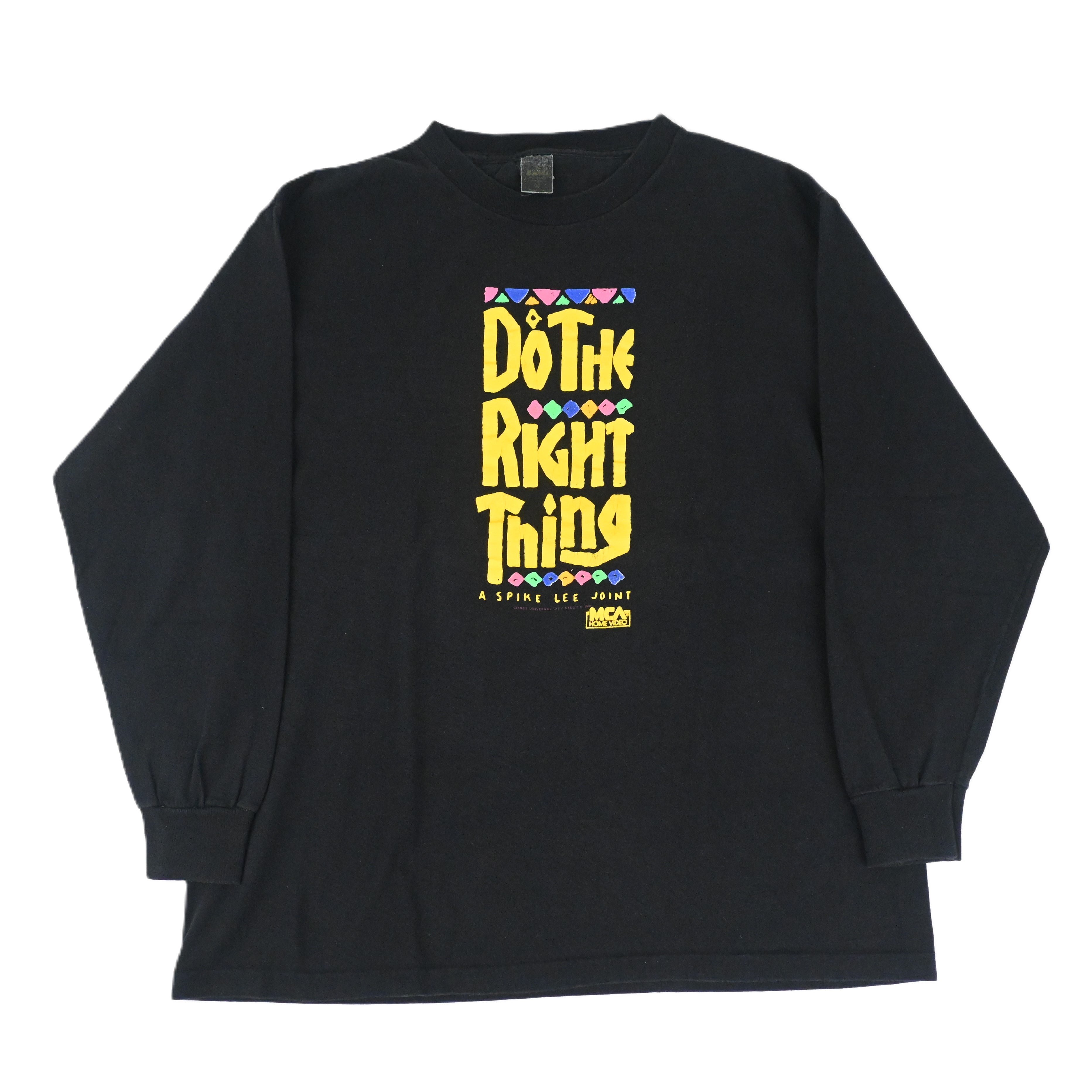 89© DO THE RIGHT THING MOVIE L/S T-SHIRT SIZE XL