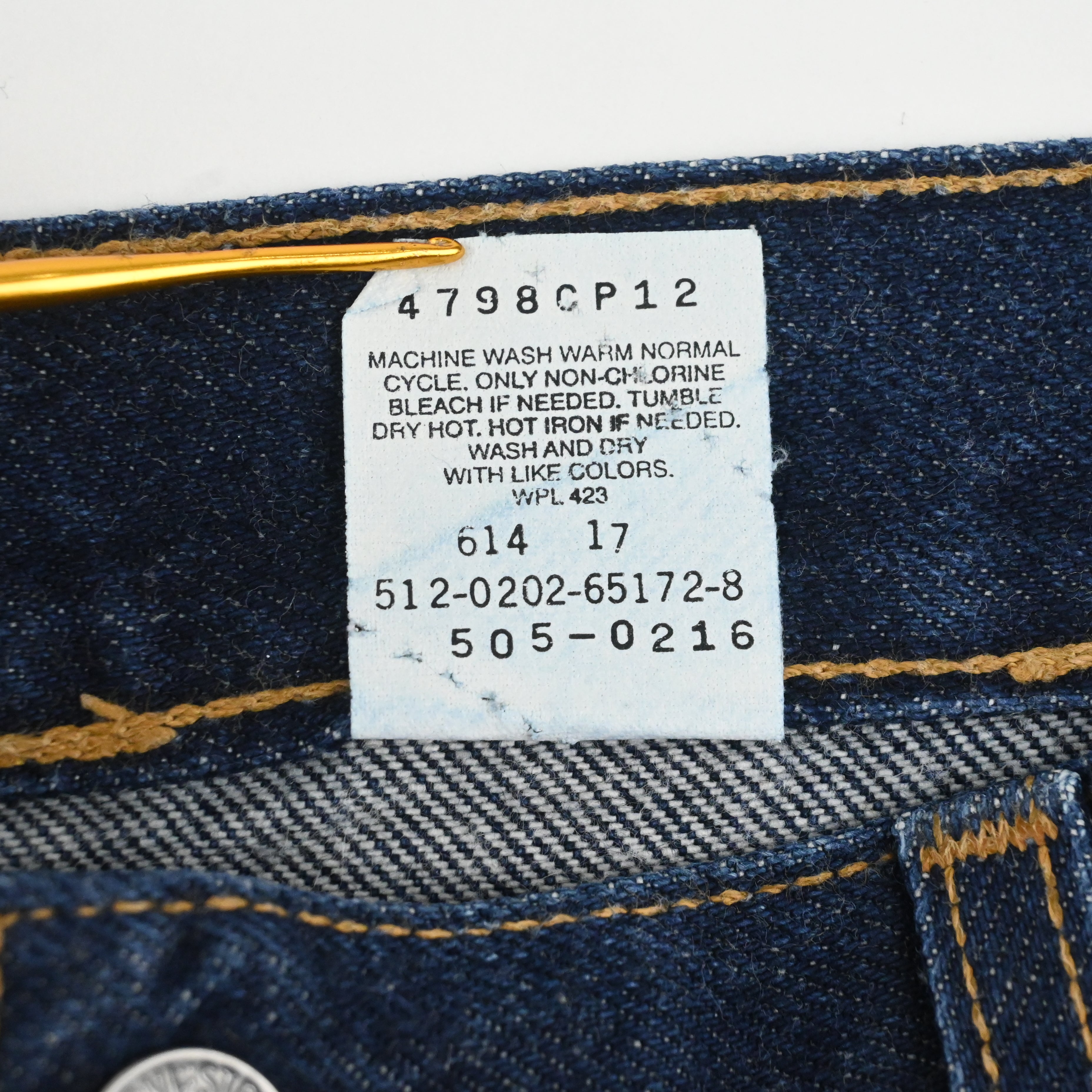 '02 LEVI'S 505-0216 SIZE W34 L30