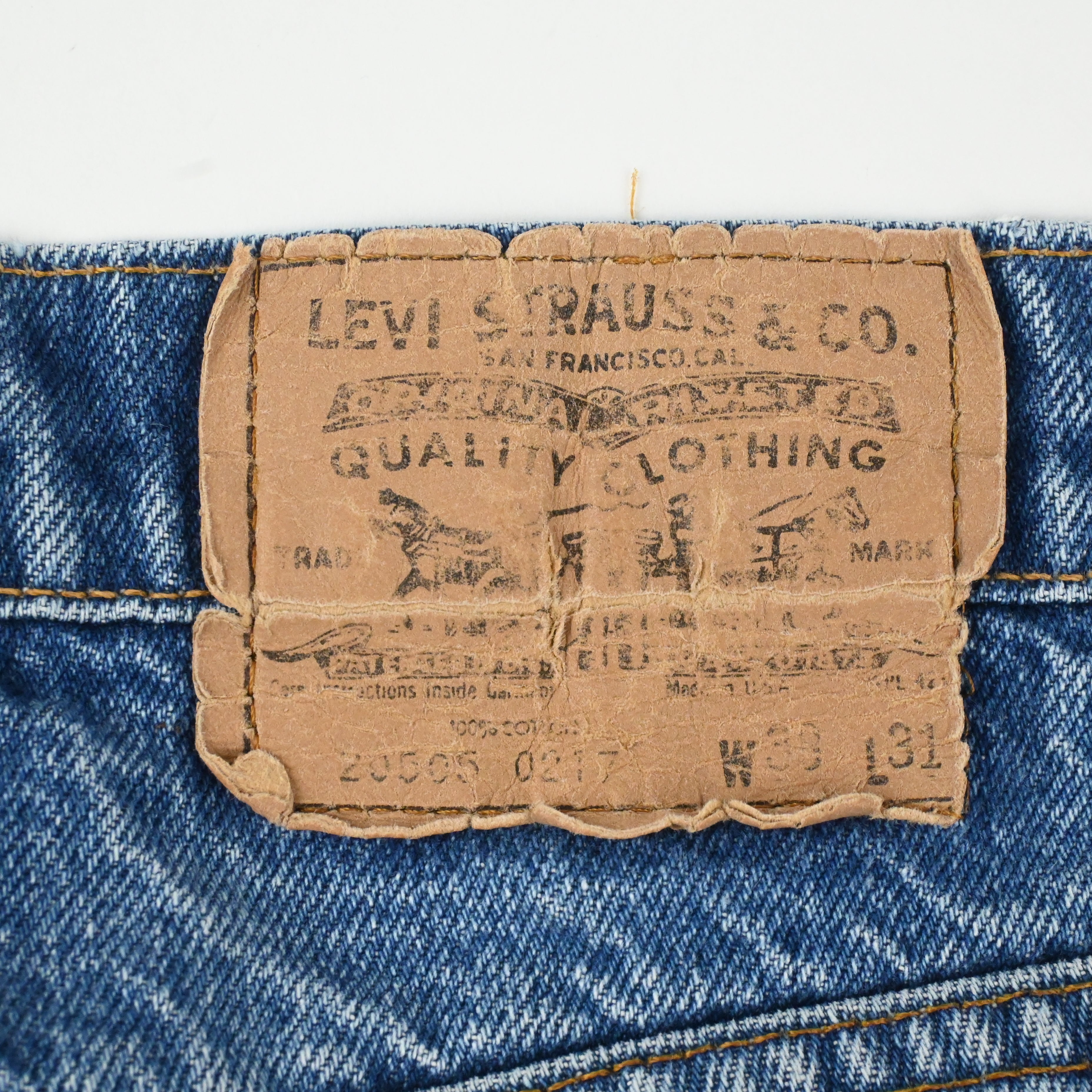 80's LEVI'S 20505-0217 SIZE W38 L30
