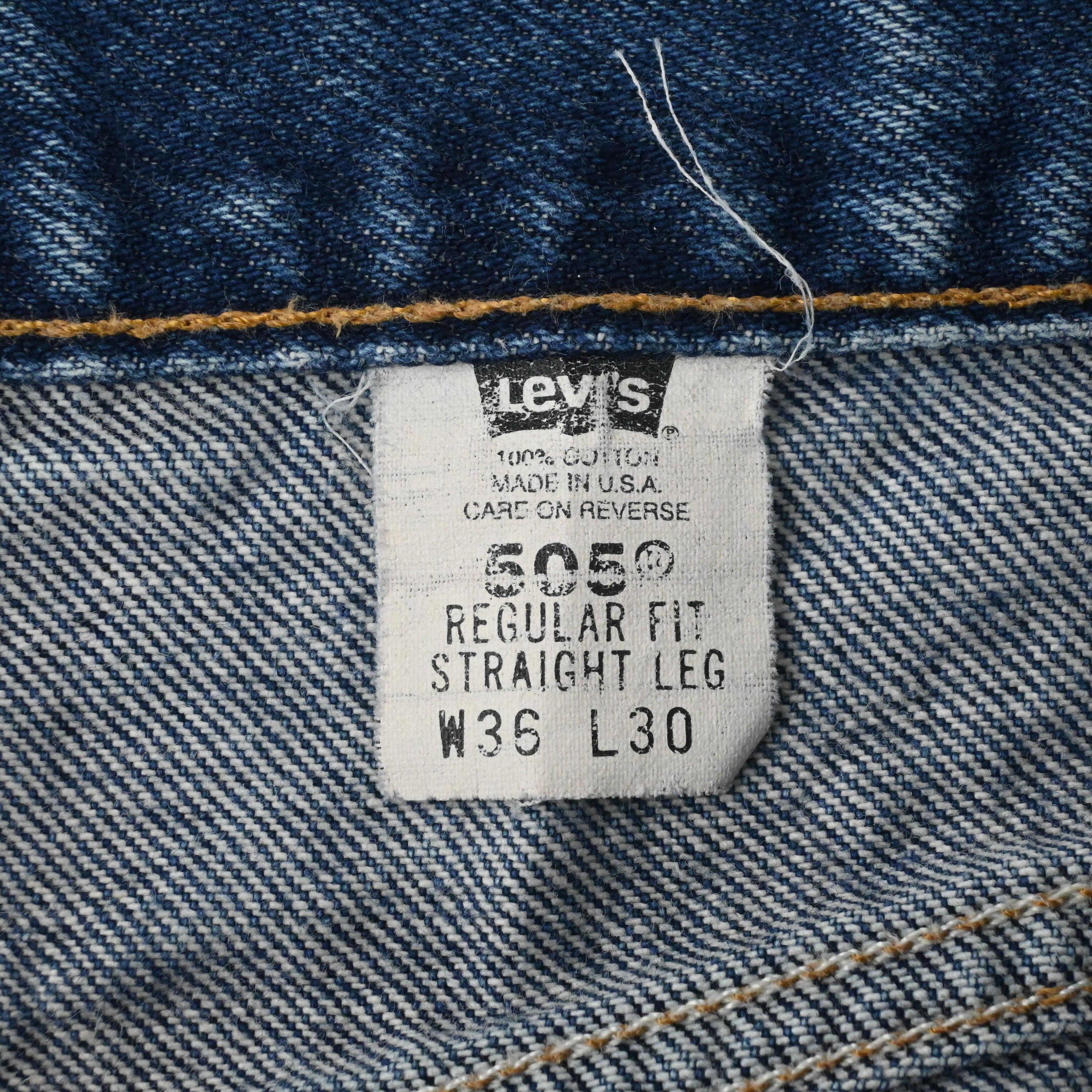 '02 LEVI'S 505-0216 SIZE W36 L30
