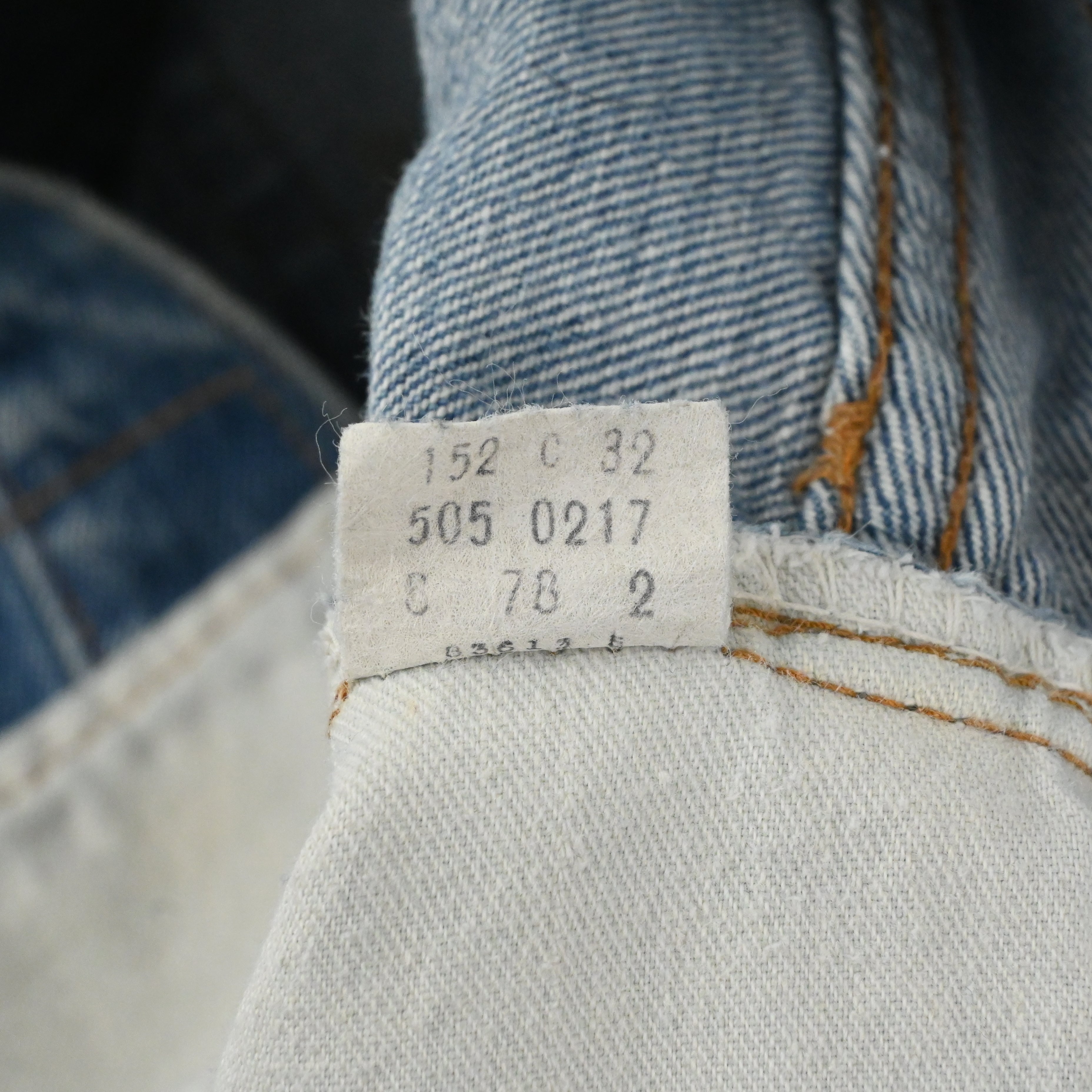 '78 LEVI'S 505-0217  SIZE W36 L32