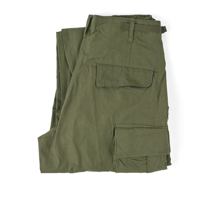 60’s U.S ARMY JUNGLE FATIGUE 3RD NON RIP SIZE S-REG DEAD STOCK