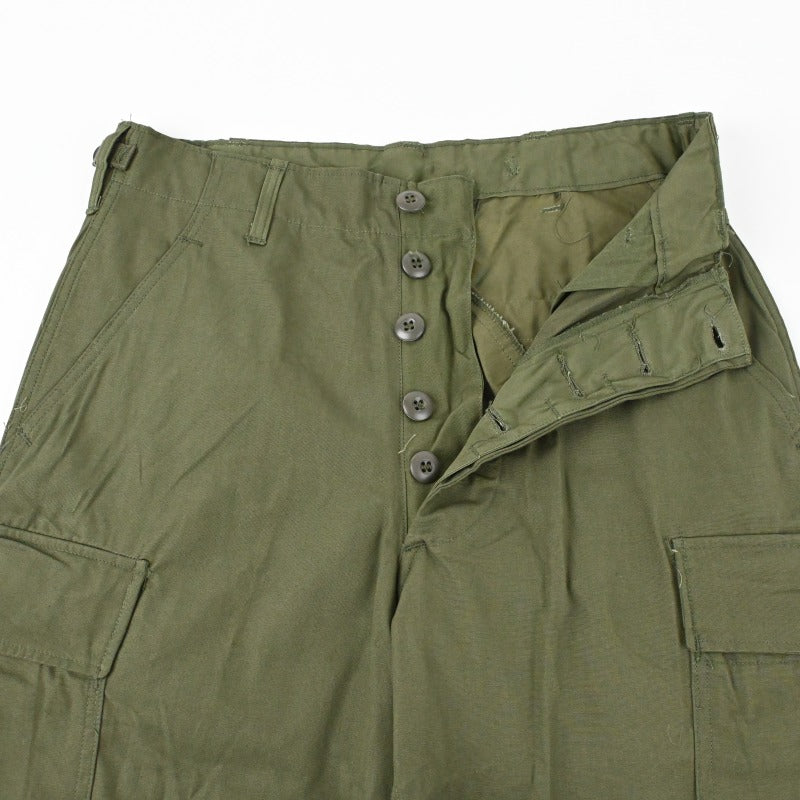 60's U.S ARMY JUNGLE FATIGUE 3RD NON RIP SIZE S-REG DEAD STOCK