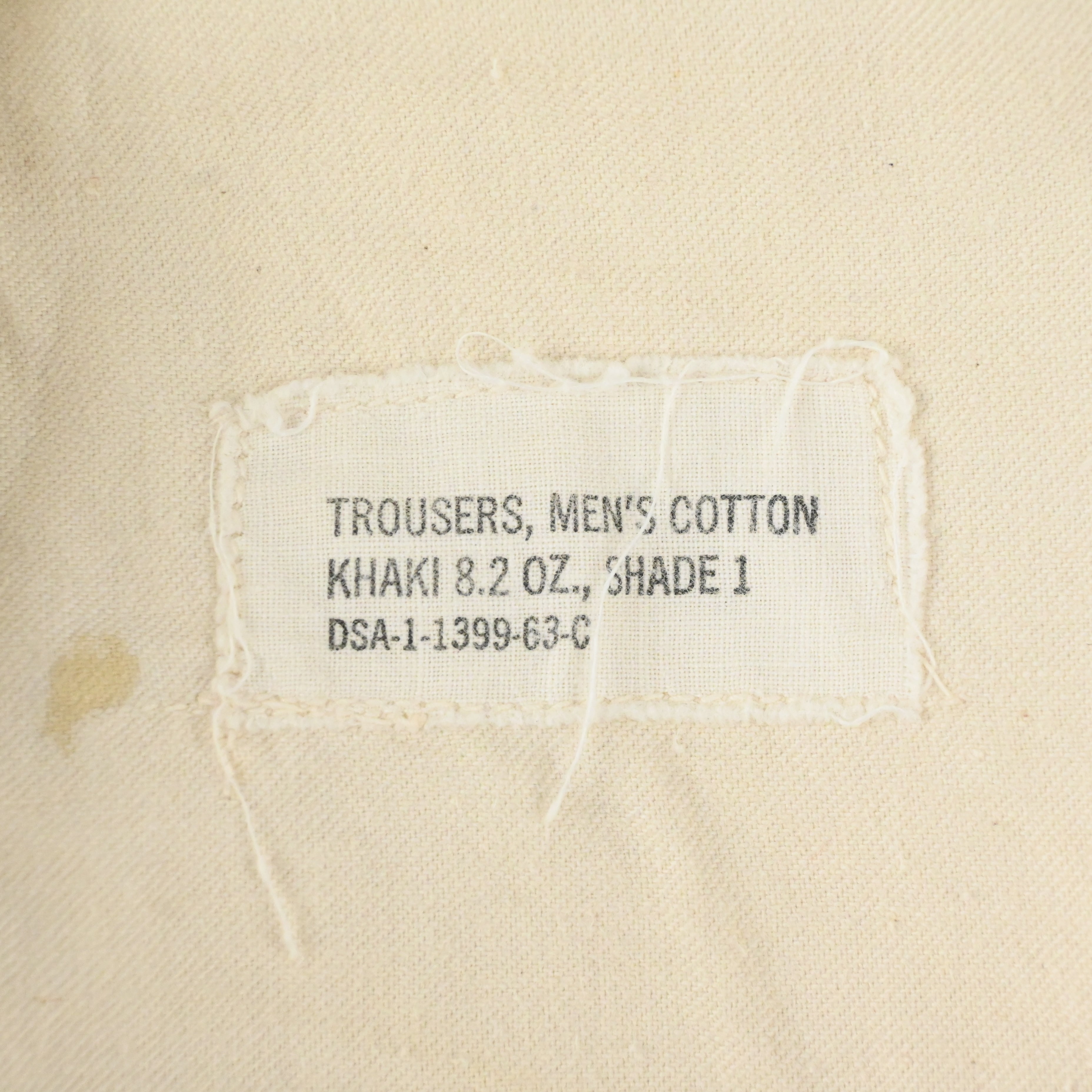 '63 US ARMY CHINO TROUSERS W31 L28