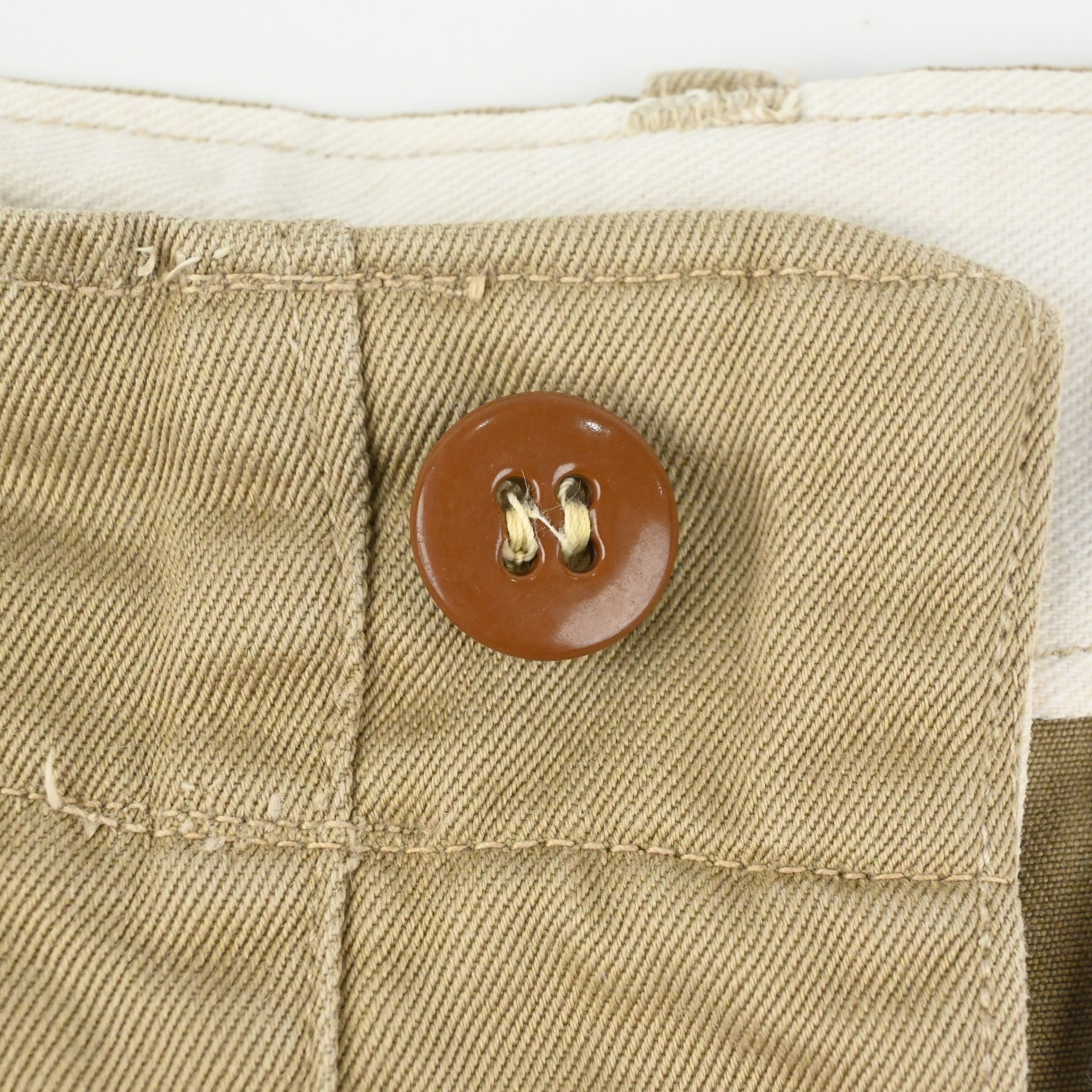 40's 45KHAKI CHINO TROUSERS W30 L28