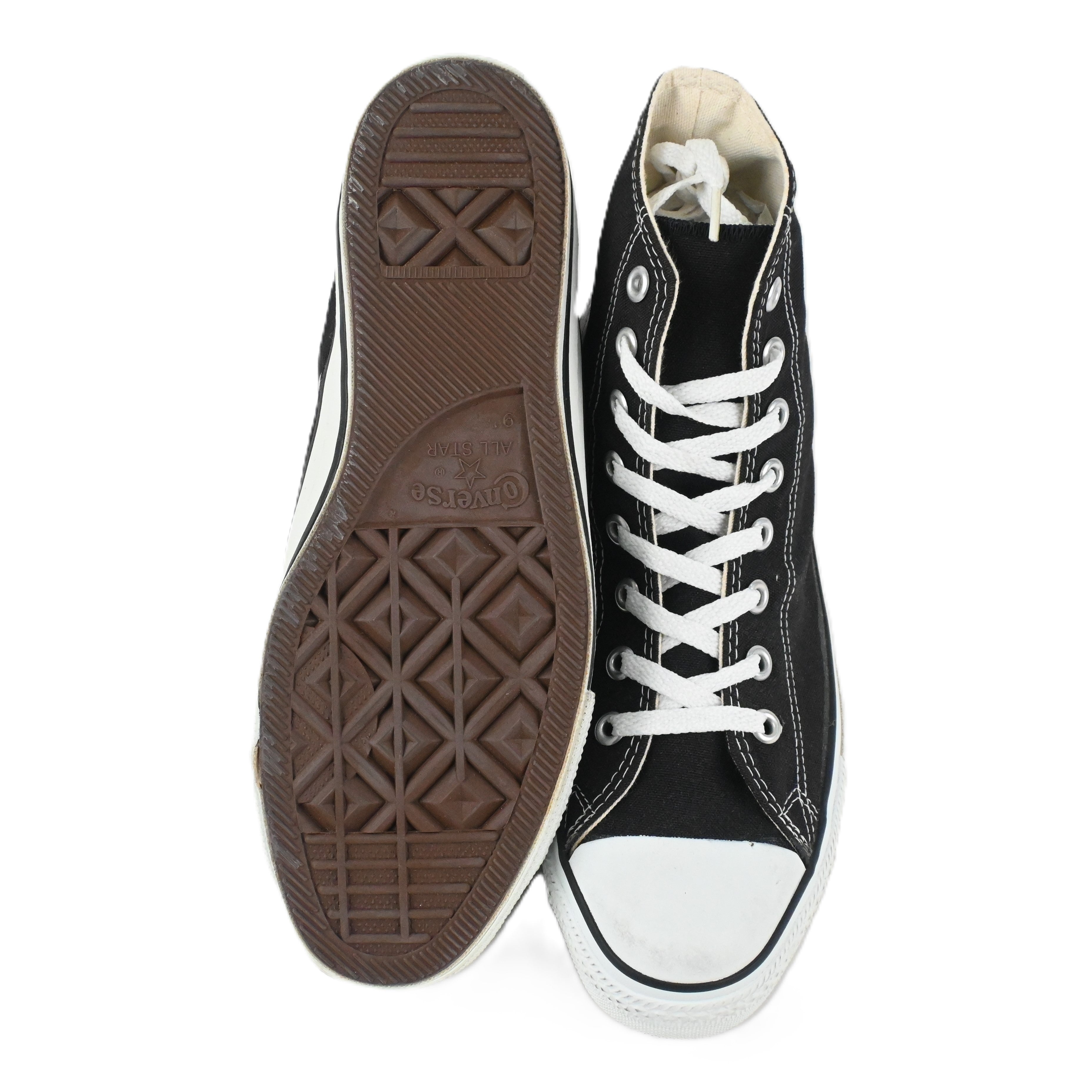 90’s CONVERSE ALL STAR HI BLACK DEAD STOCK SIZE 9