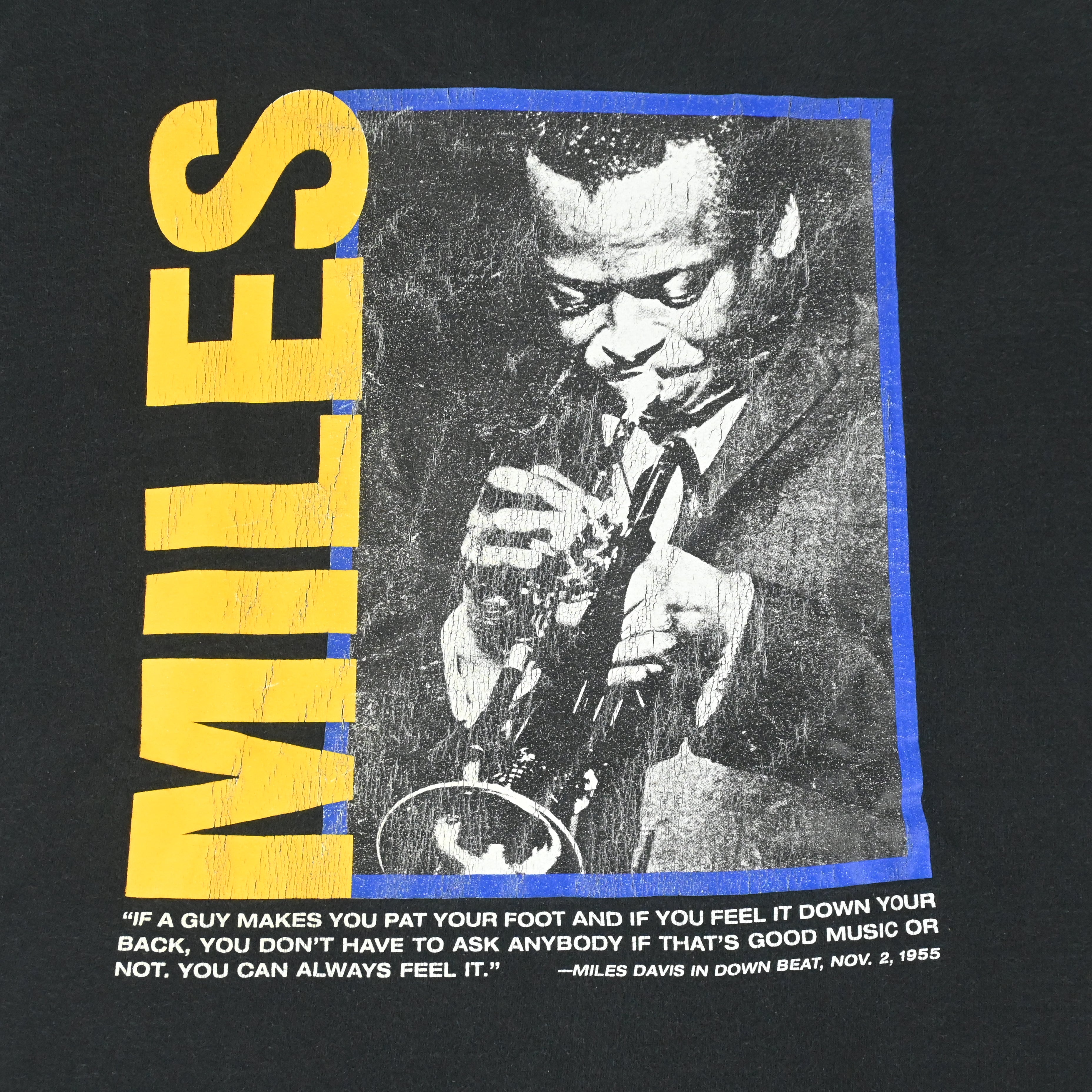 90’s MILES DAVIS "DOWN BEAT" T-SHIRT SIZE L
