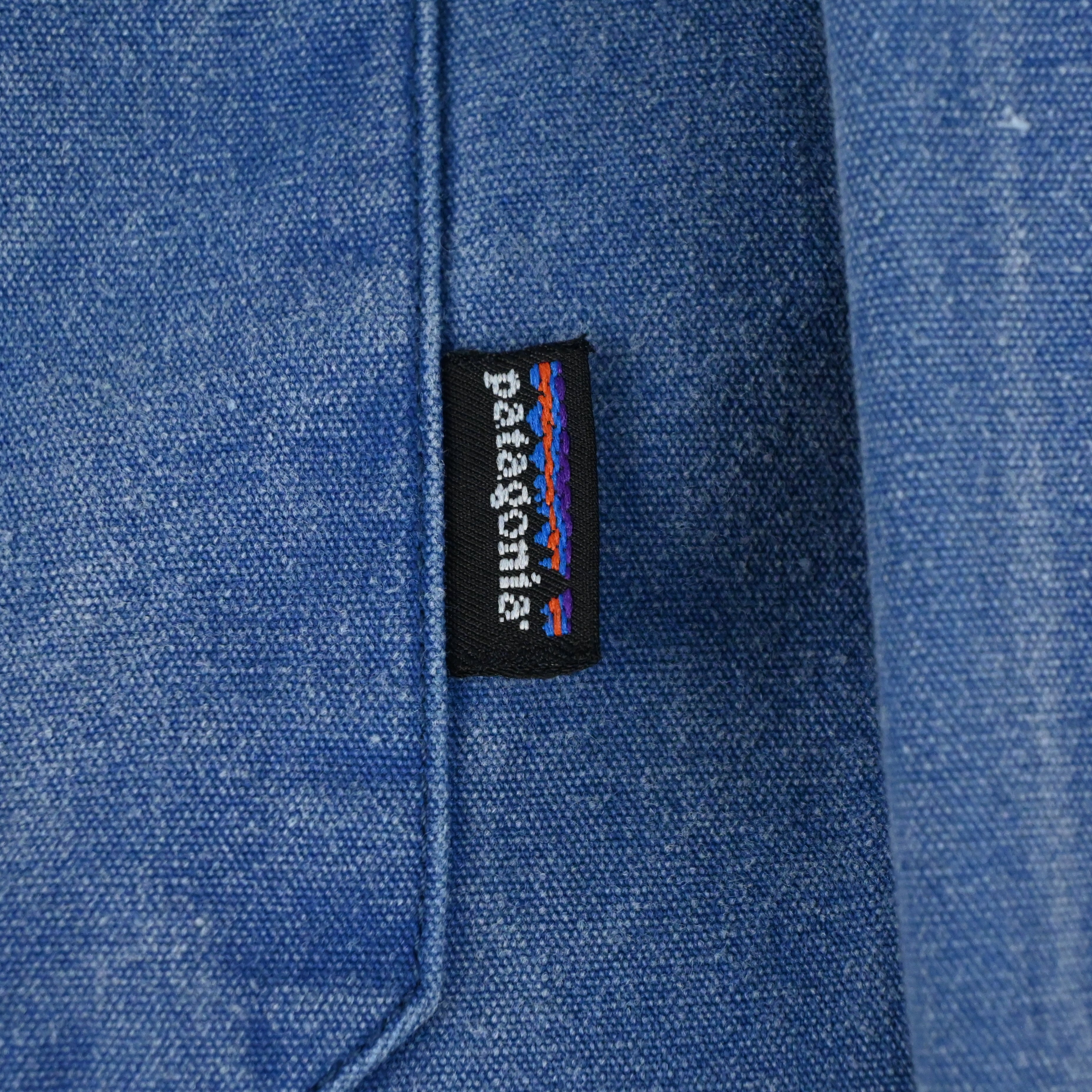 ’93 PATAGONIA ORIGINAL CANVAS SHIRT INDIGO SIZE L