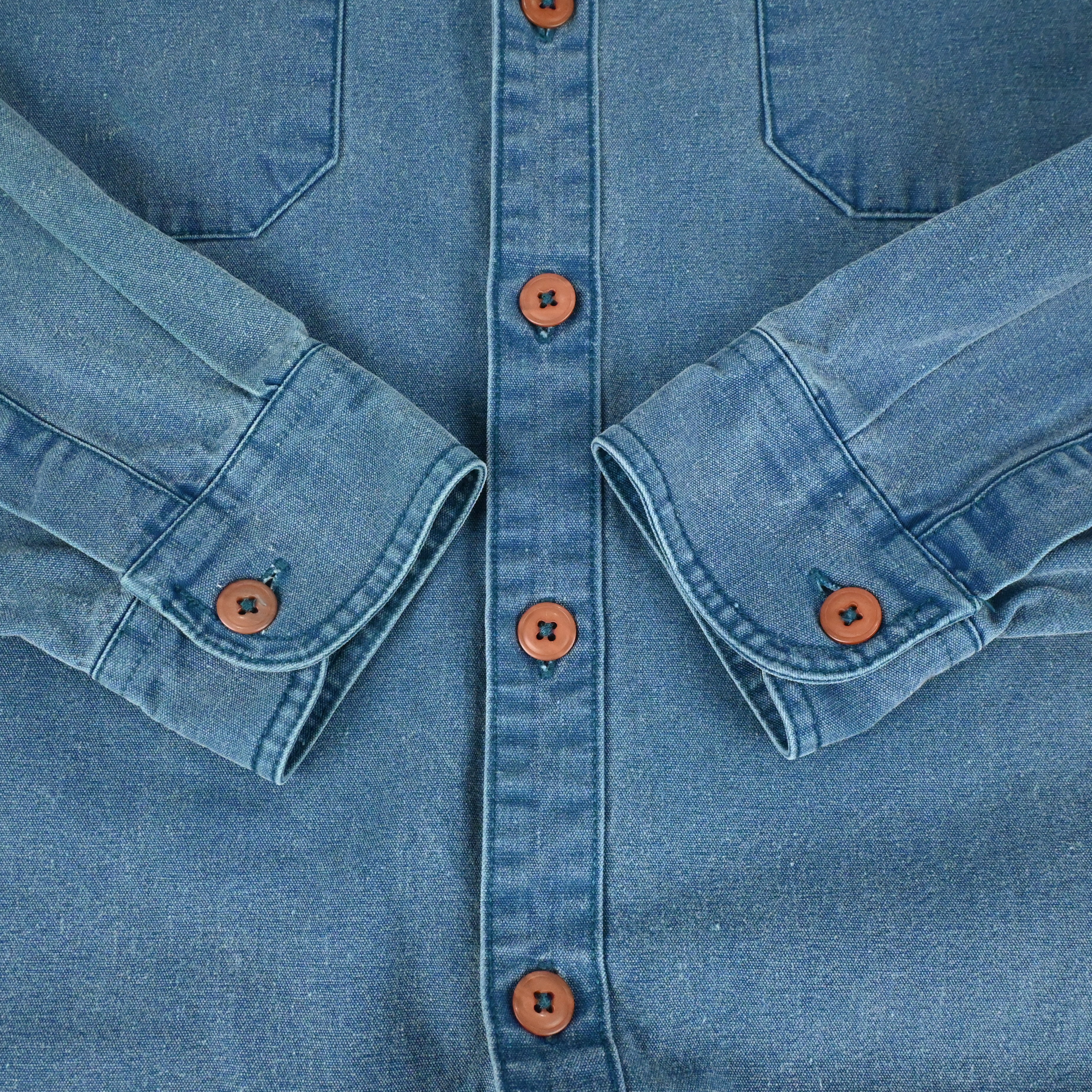 ’94 PATAGONIA ORIGINAL CANVAS SHIRT SIZE M BLUE GRASS
