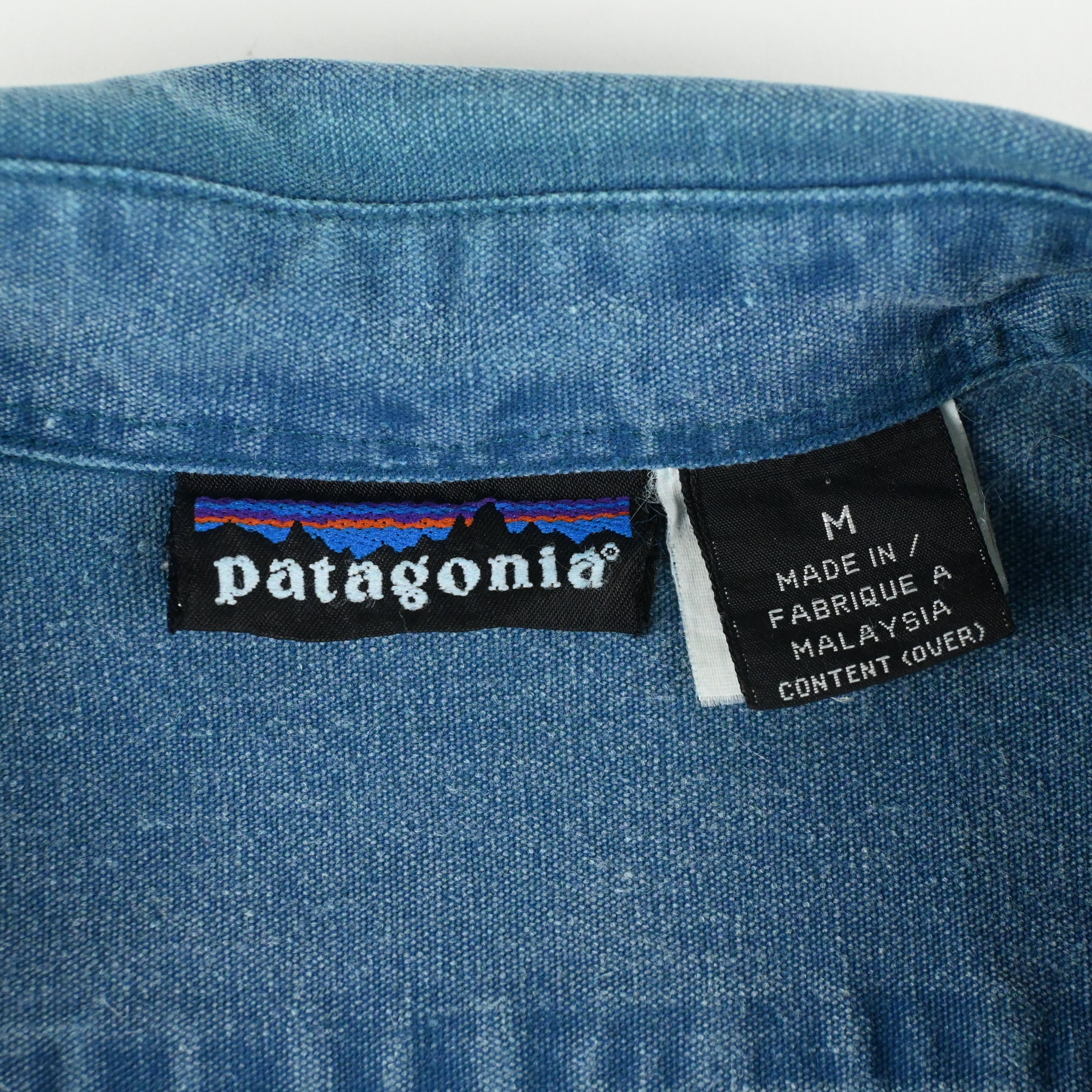 ’94 PATAGONIA ORIGINAL CANVAS SHIRT SIZE M BLUE GRASS