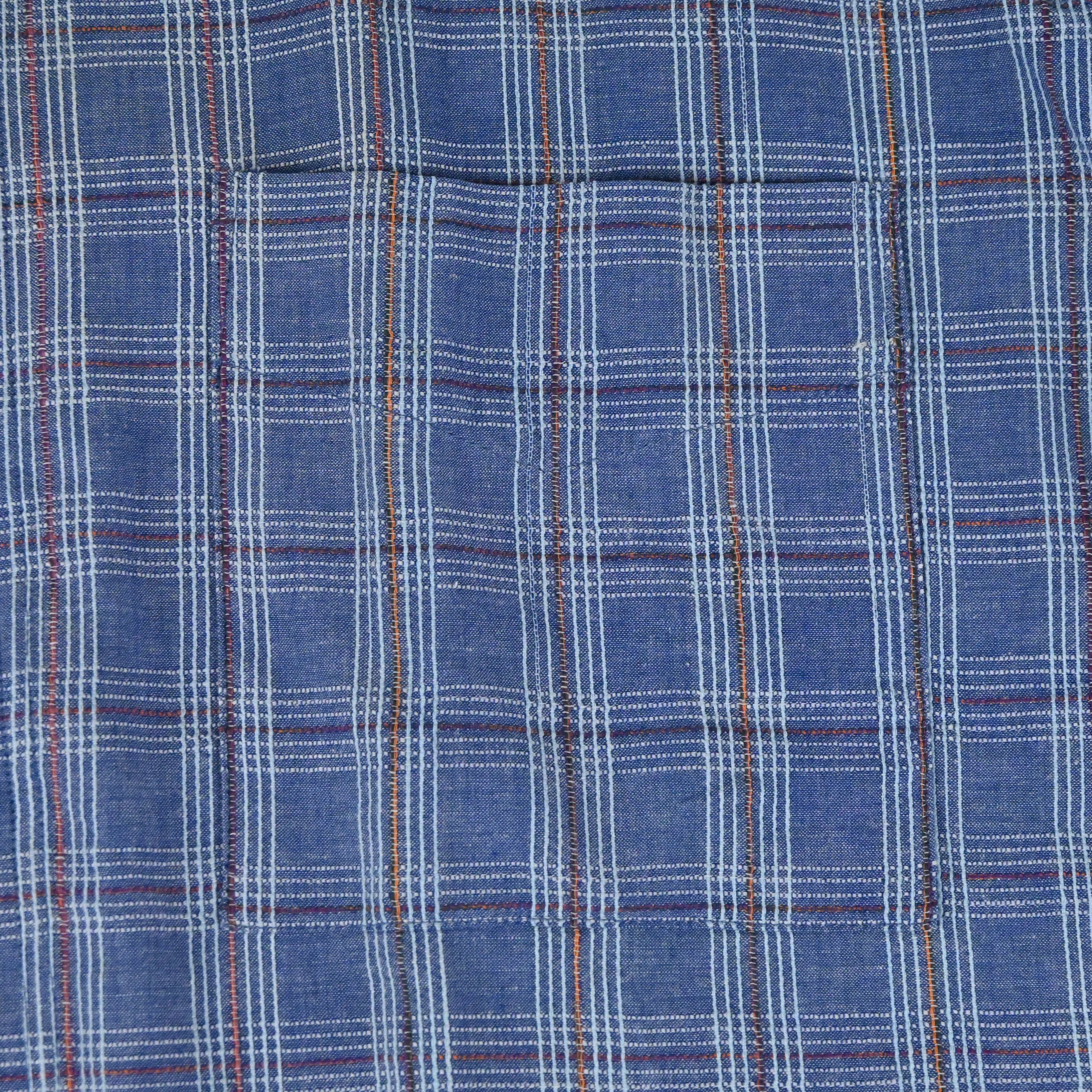 '91 PATAGONIA A/C MADRAS SHIRT LATTICE SIZE XL DEAD STOCK