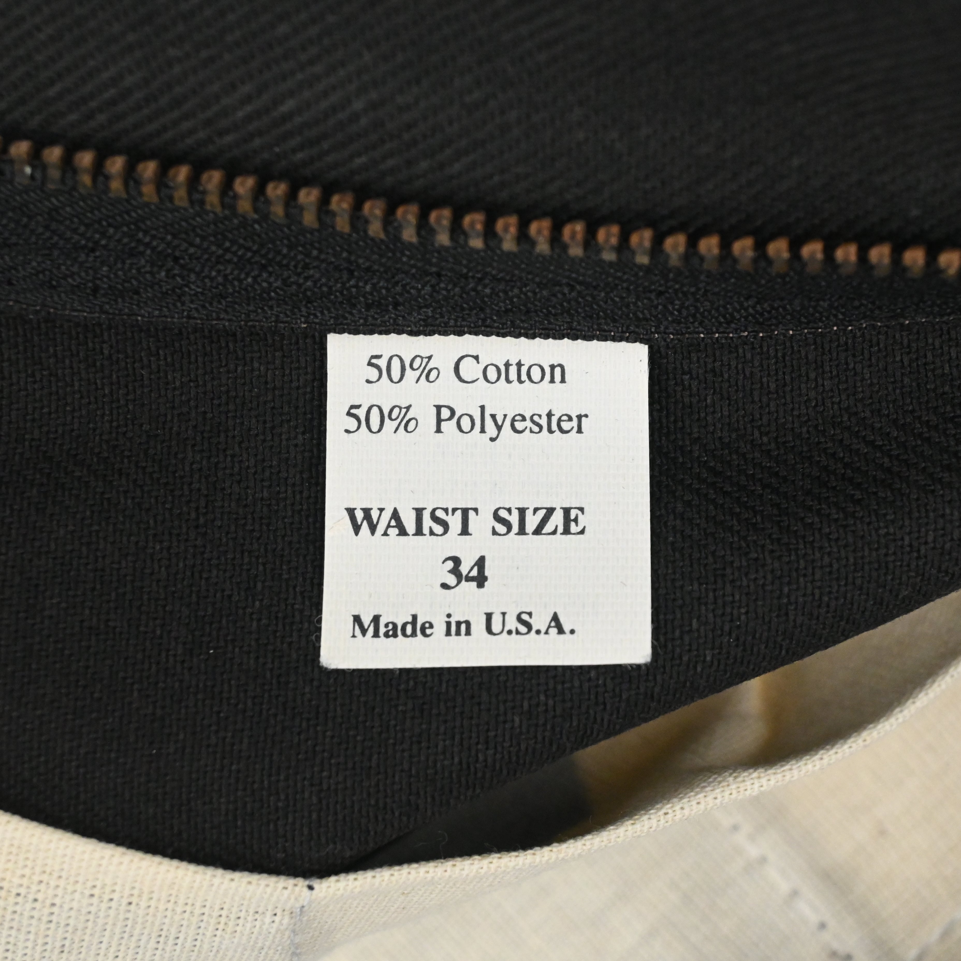 90's BEN DAVIS CLASSIC 50/50 BREND PANTS BLACK W34 L30 DEAD STOCK