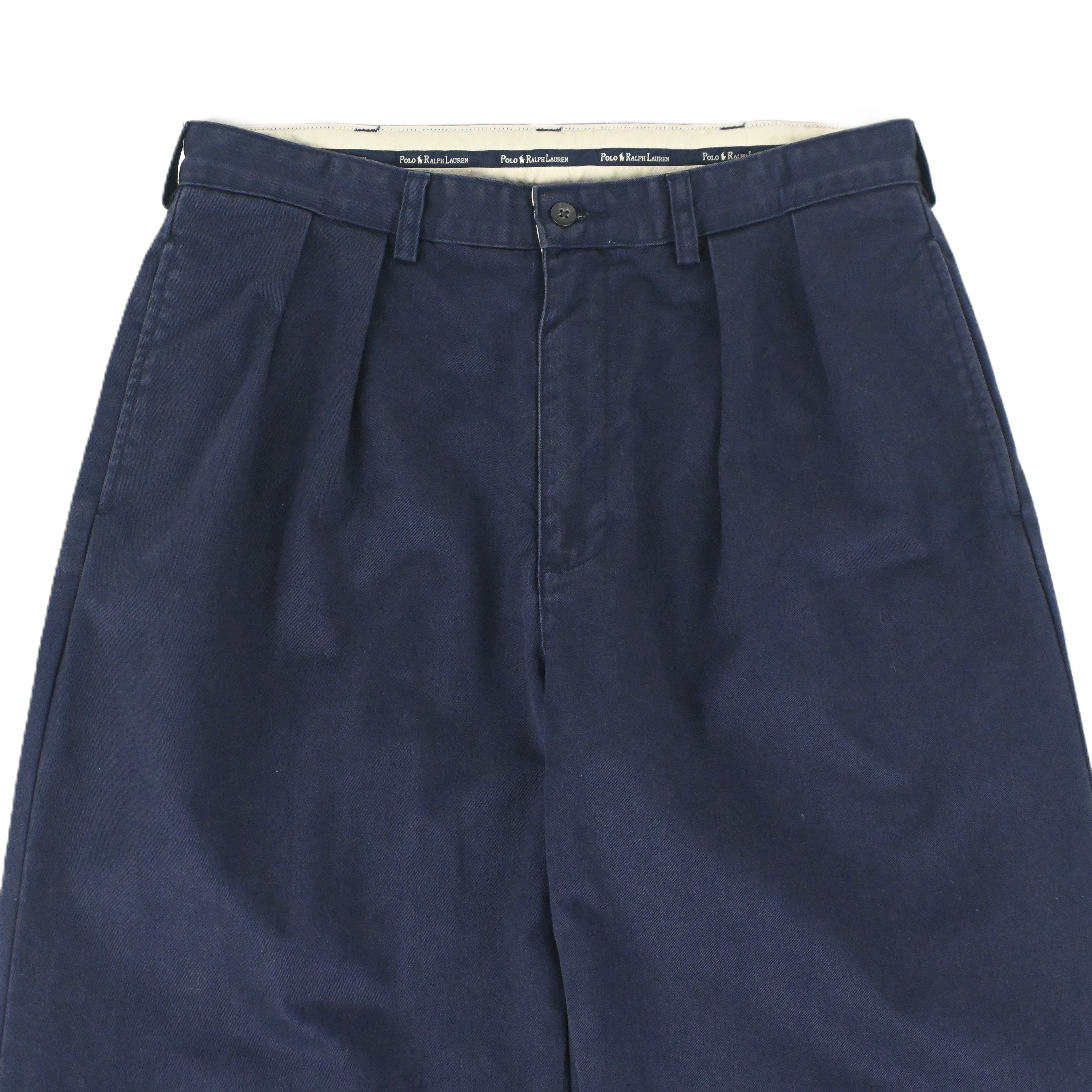 90's POLO RALPH LAUREN POLO CHINO NAVY SIZE W34 L30
