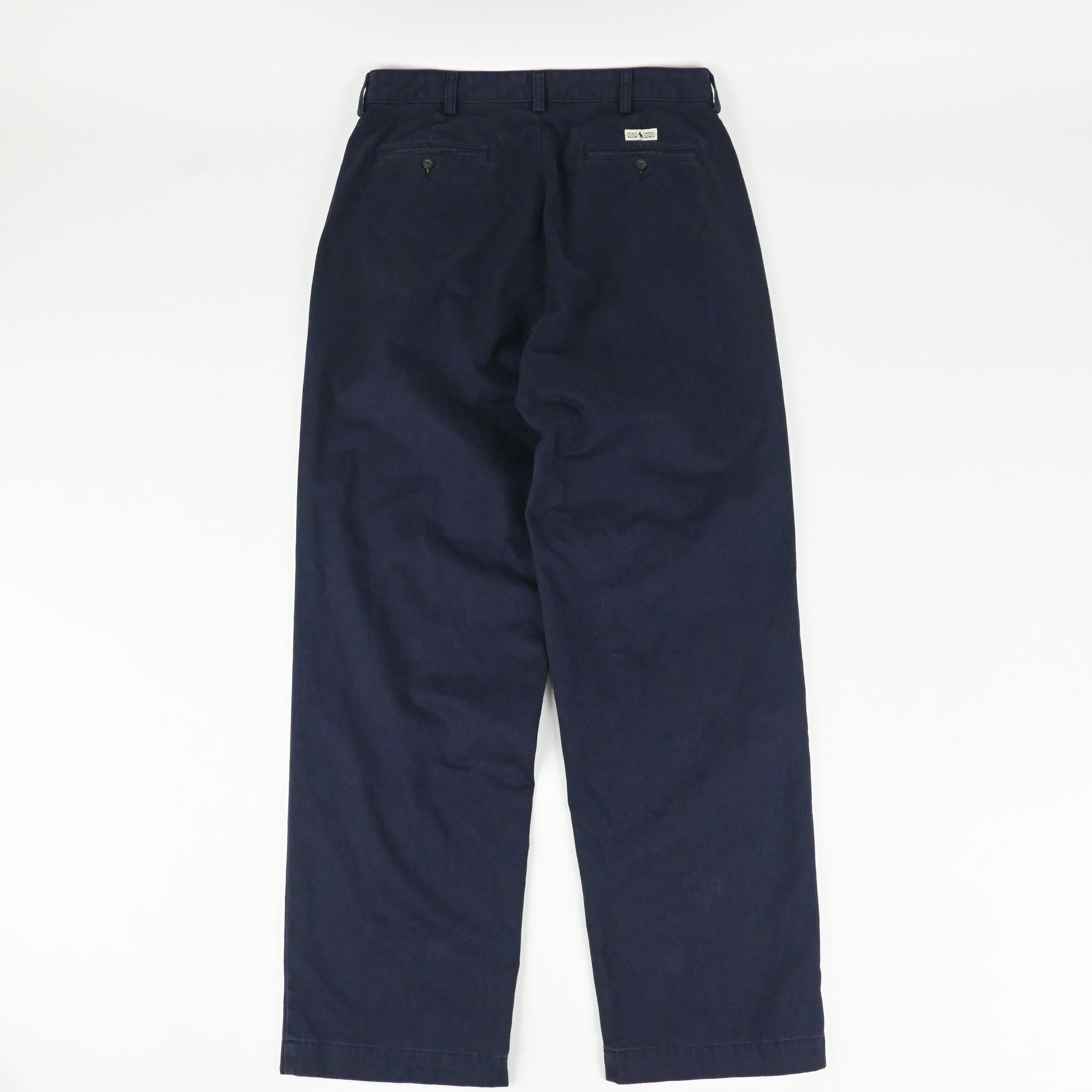 90's POLO RALPH LAUREN POLO CHINO NAVY SIZE W34 L30