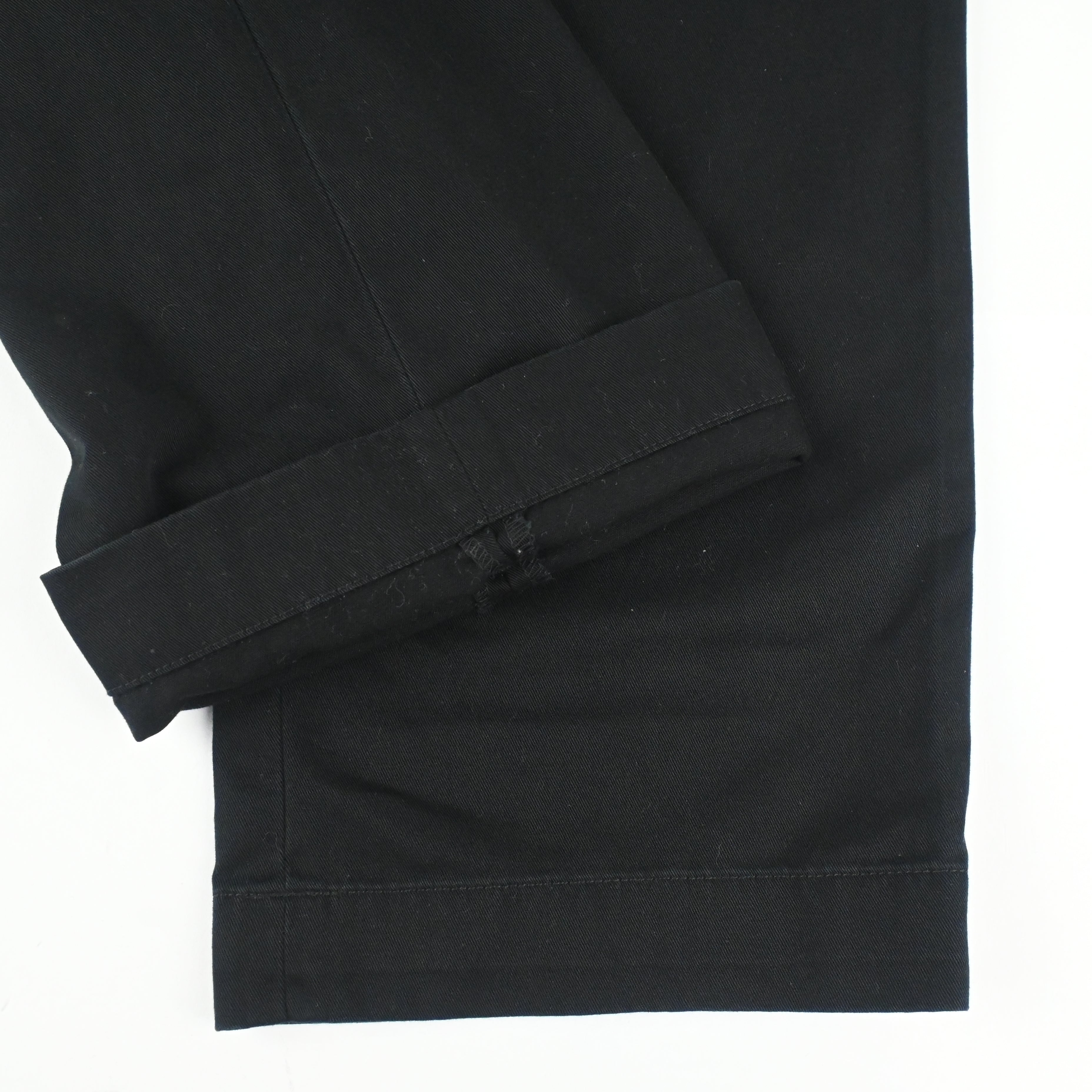 90’s POLO RALPH LAUREN "ANDERW PANT" BLACK SIZE W36 L31