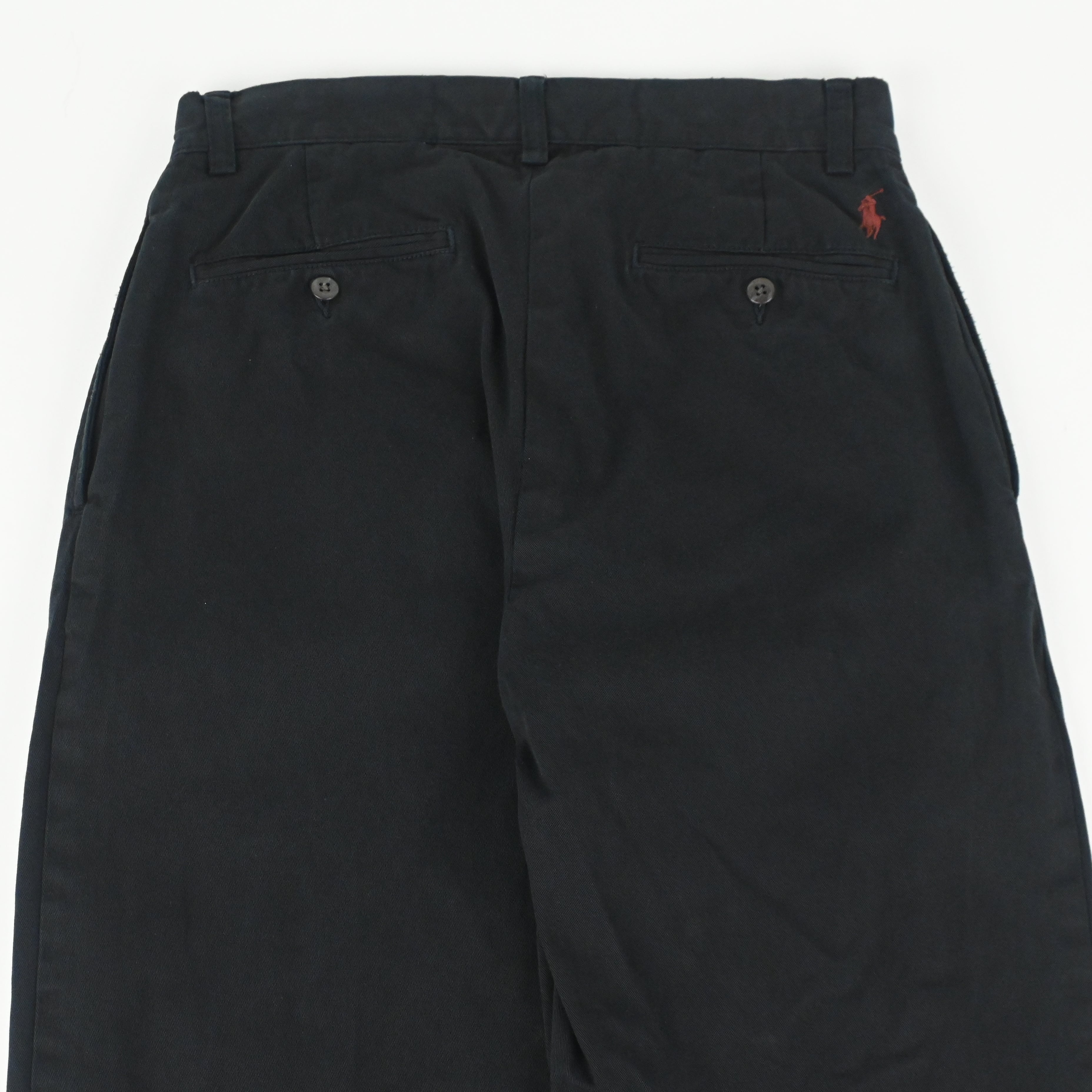 90's POLO RALPH LAUREN POLO CHINO BLACK SIZE W30 L28