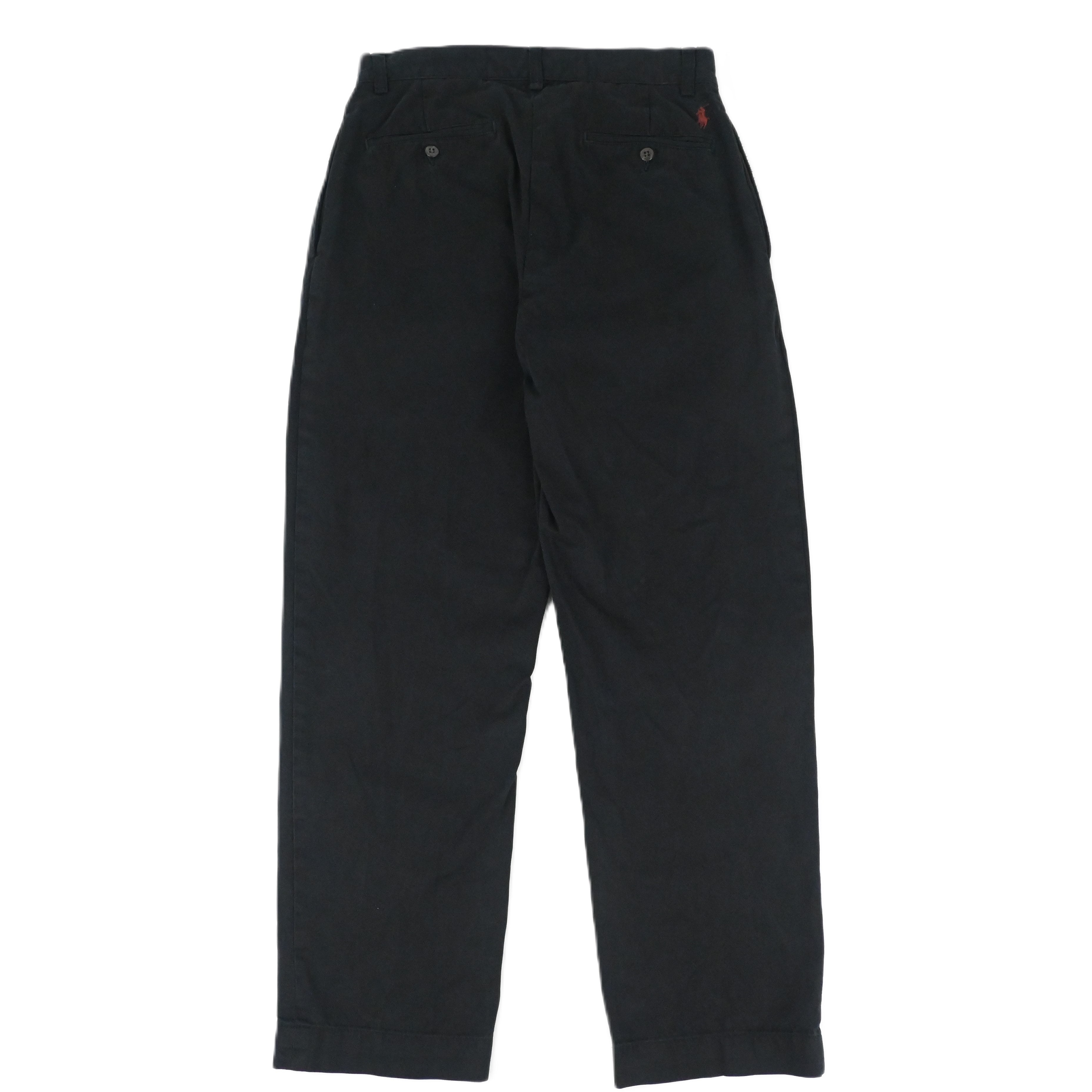 90's POLO RALPH LAUREN POLO CHINO BLACK SIZE W30 L28