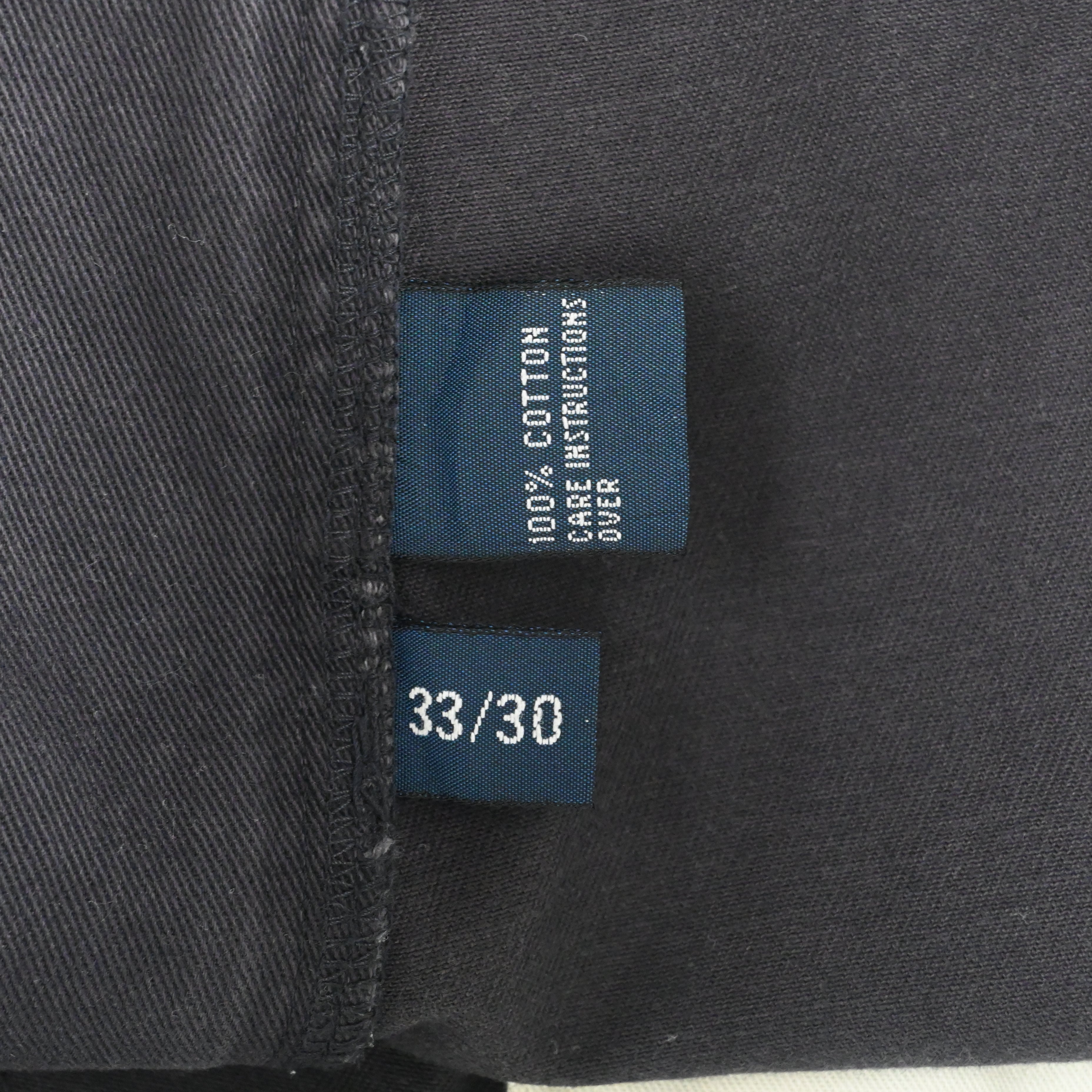 90's RALPH LAUREN POLO CHINO CHARCOAL SIZE W35 L29