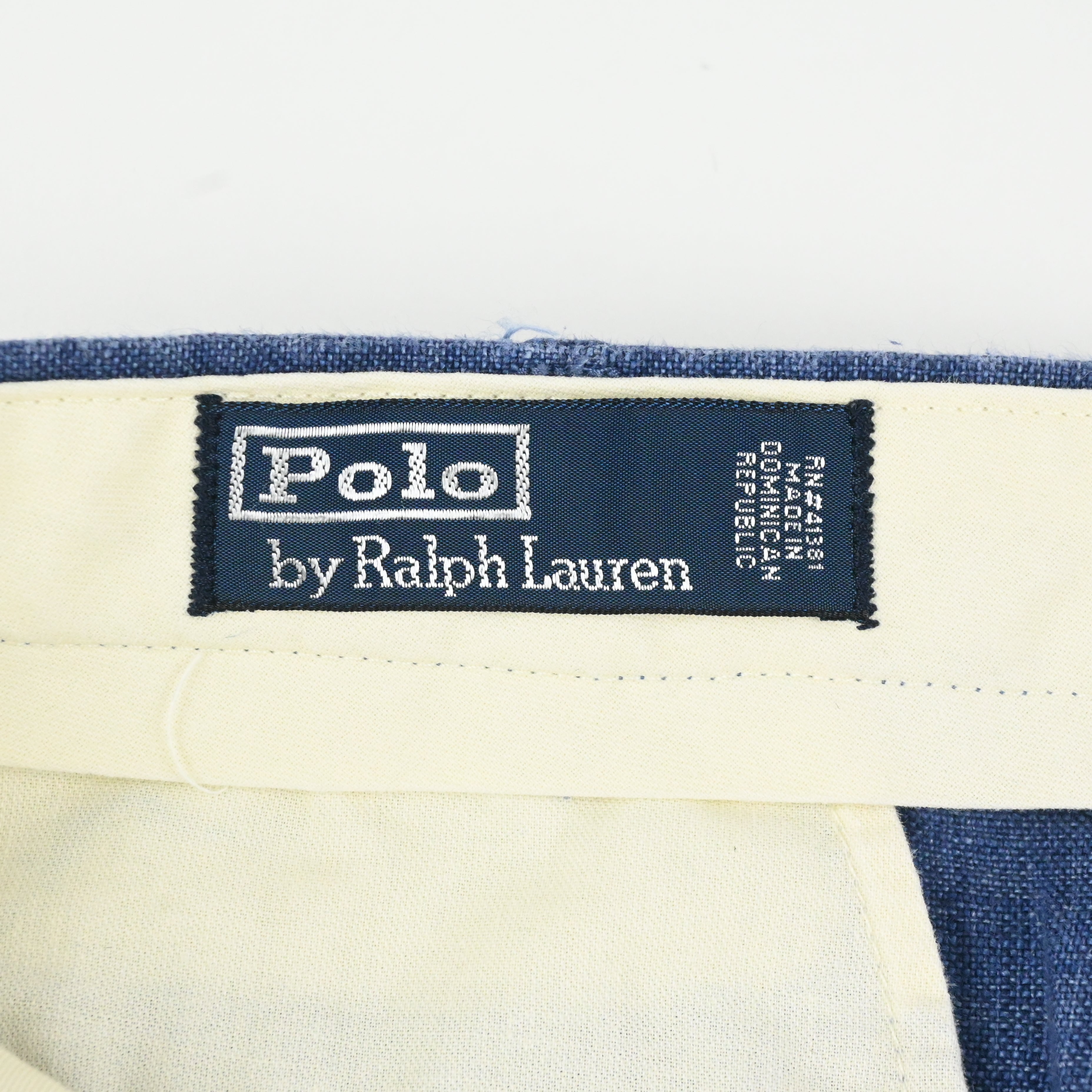 90's RALPH LAUREN 100% LINEN SLACKS SIZE W35 L30