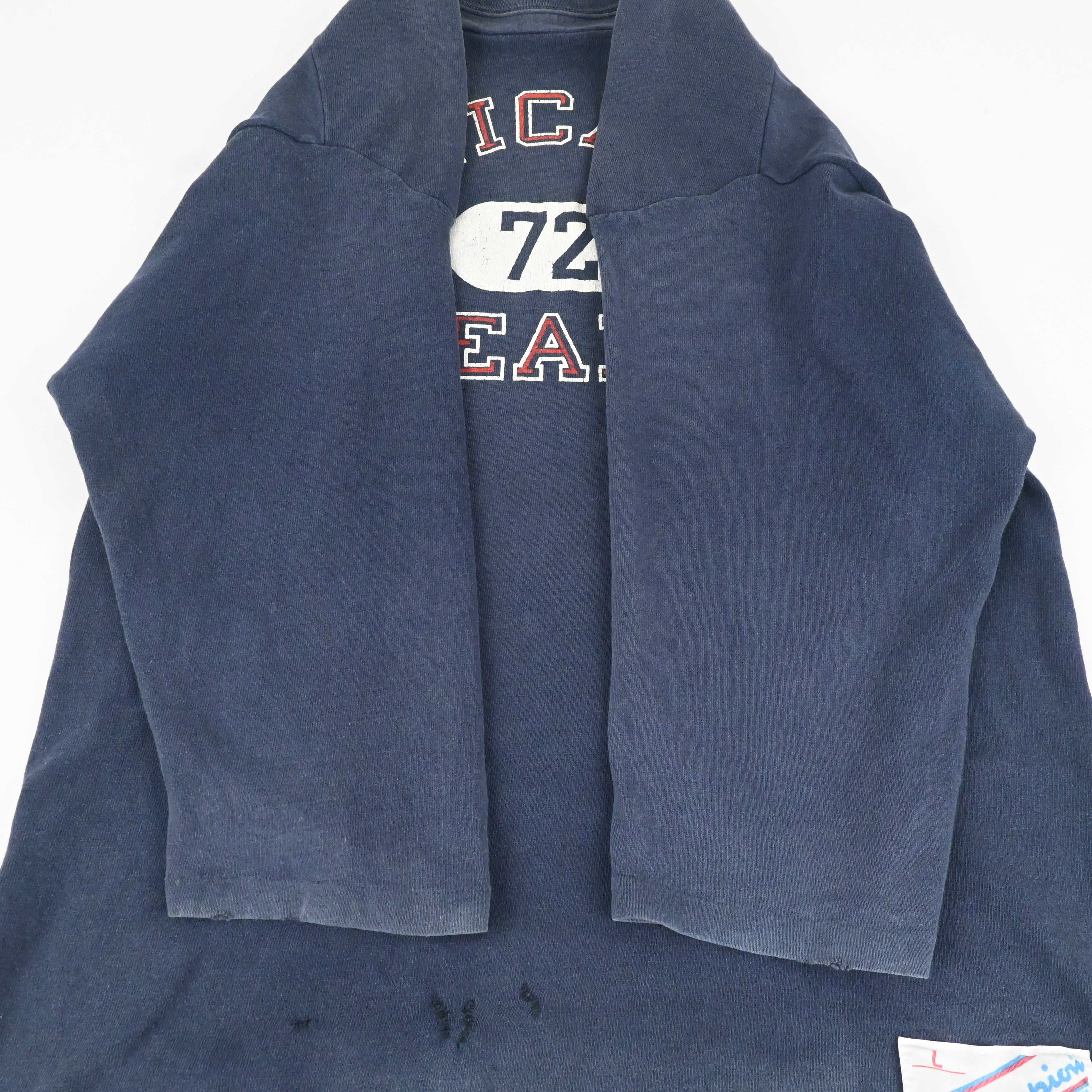 80's CHAMPION "CHICAGO BEARS 72" FOOT BALL T-SHIRT SIZE L